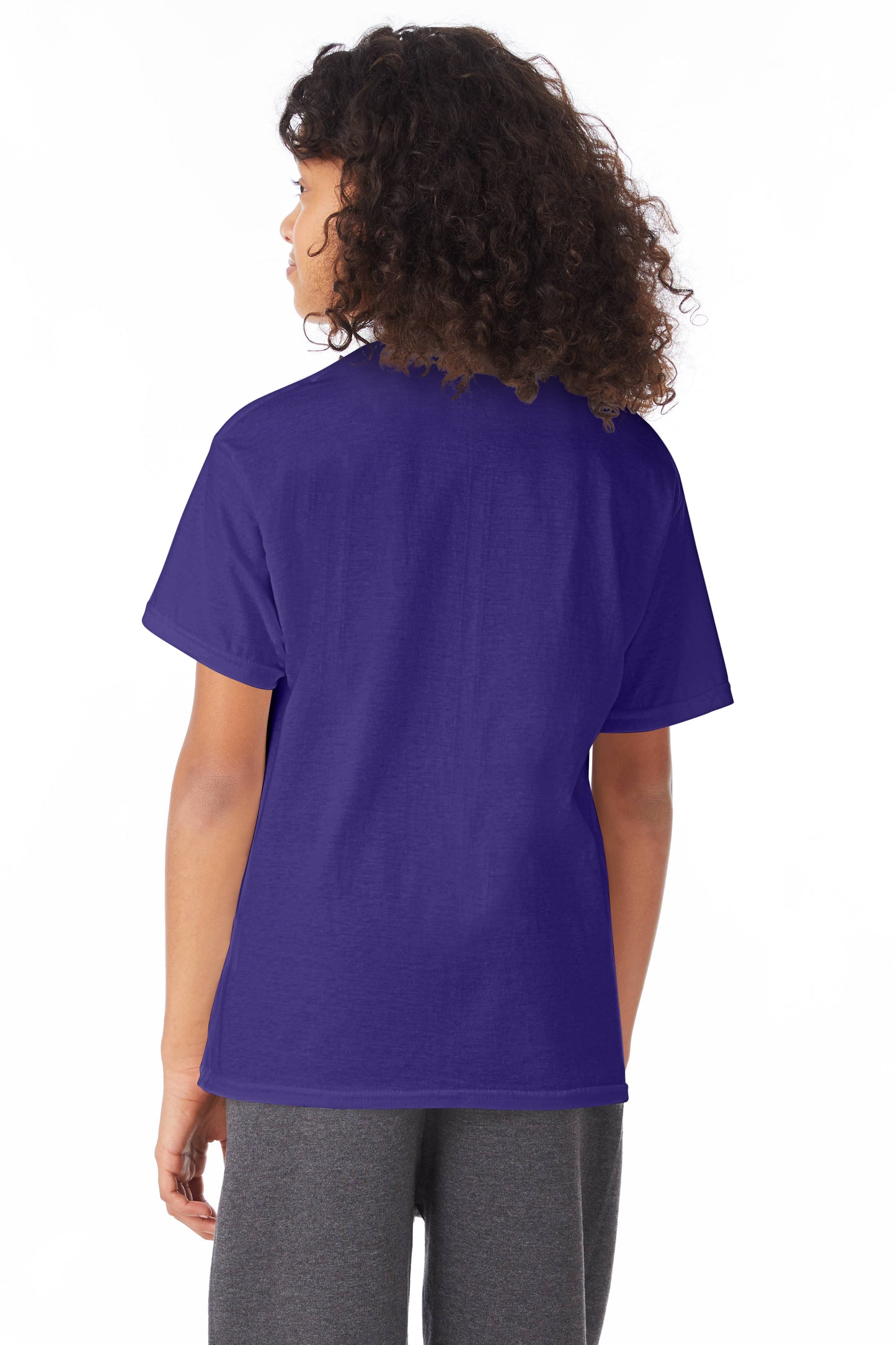 Youth 50/50 Ecosmart® Short Sleeve Tee - Purple
