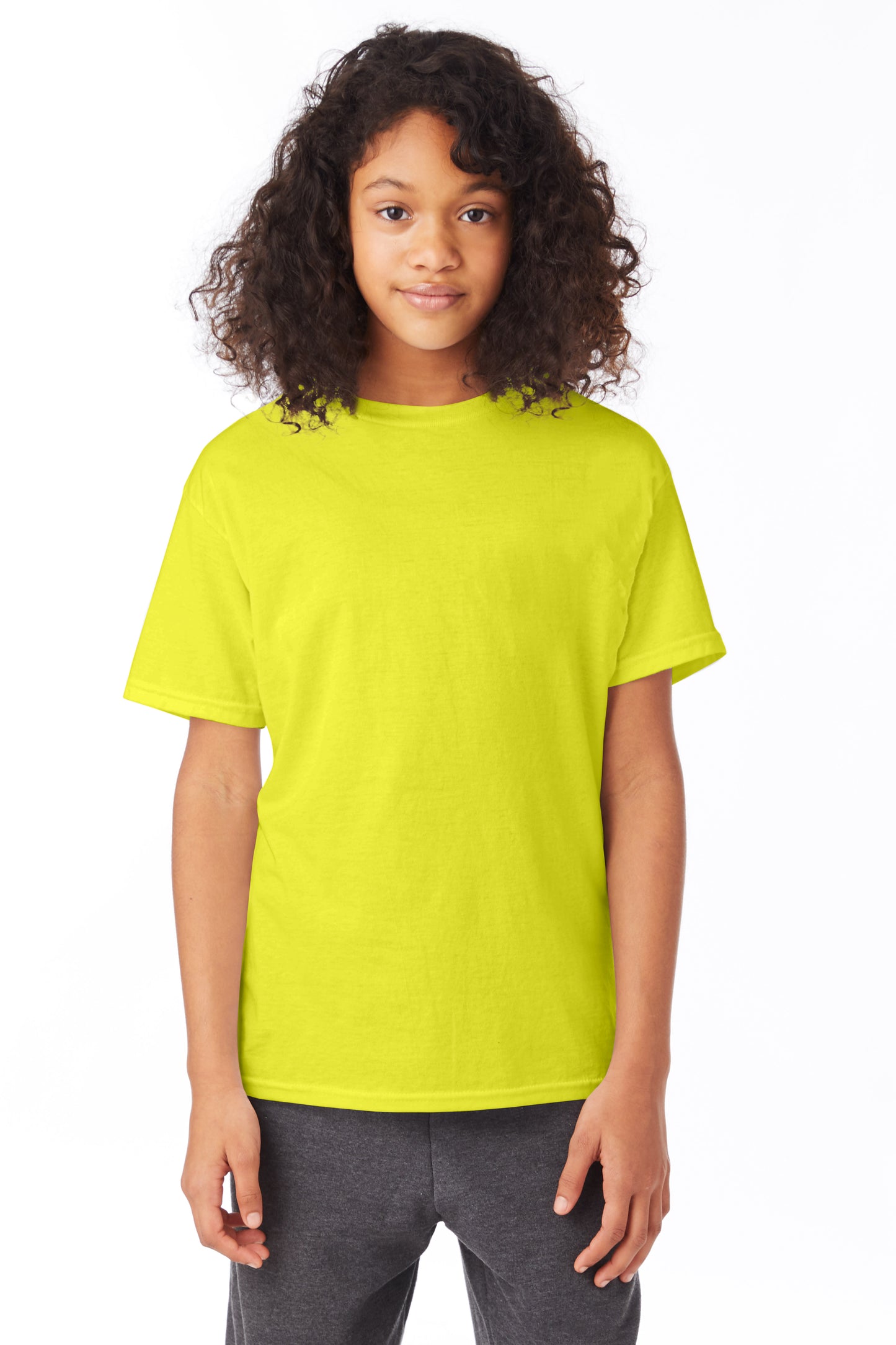 Youth 50/50 Ecosmart® Short Sleeve Tee - Safety Green