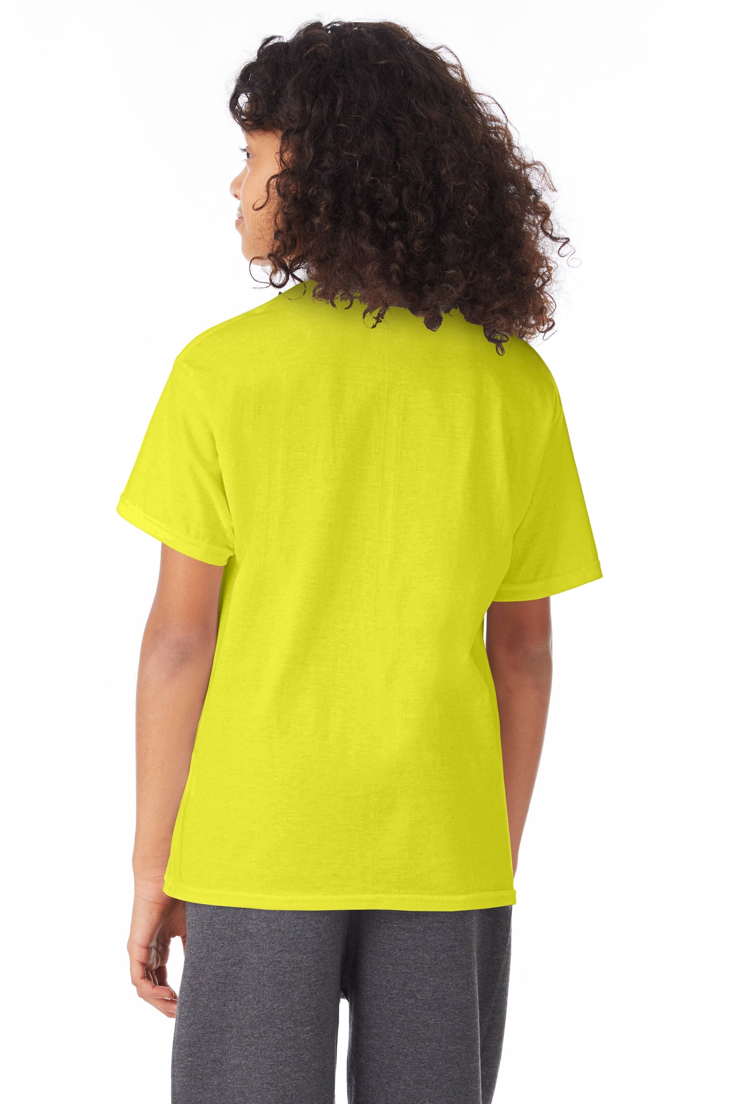 Youth 50/50 Ecosmart® Short Sleeve Tee - Safety Green
