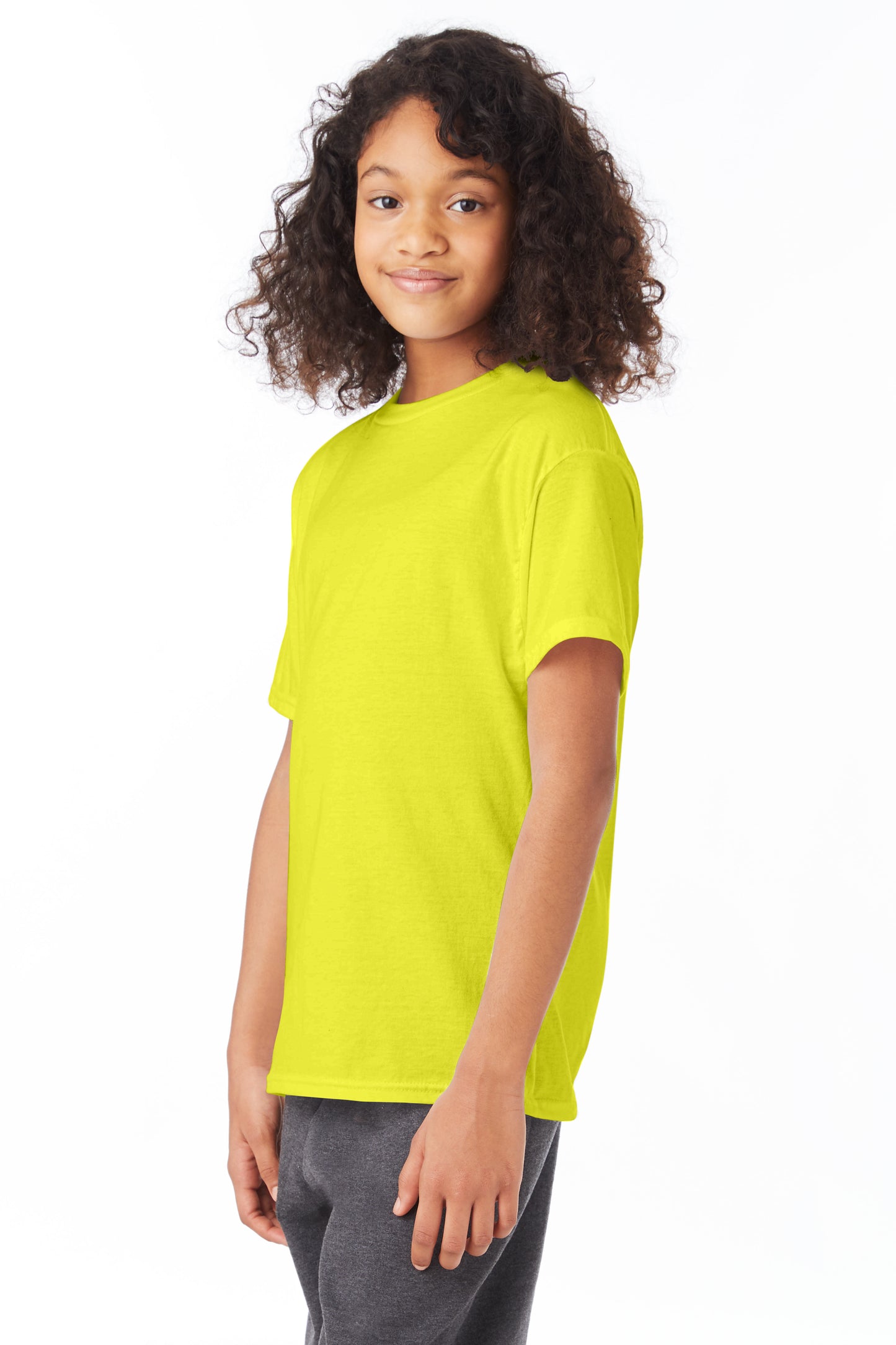 Youth 50/50 Ecosmart® Short Sleeve Tee - Safety Green
