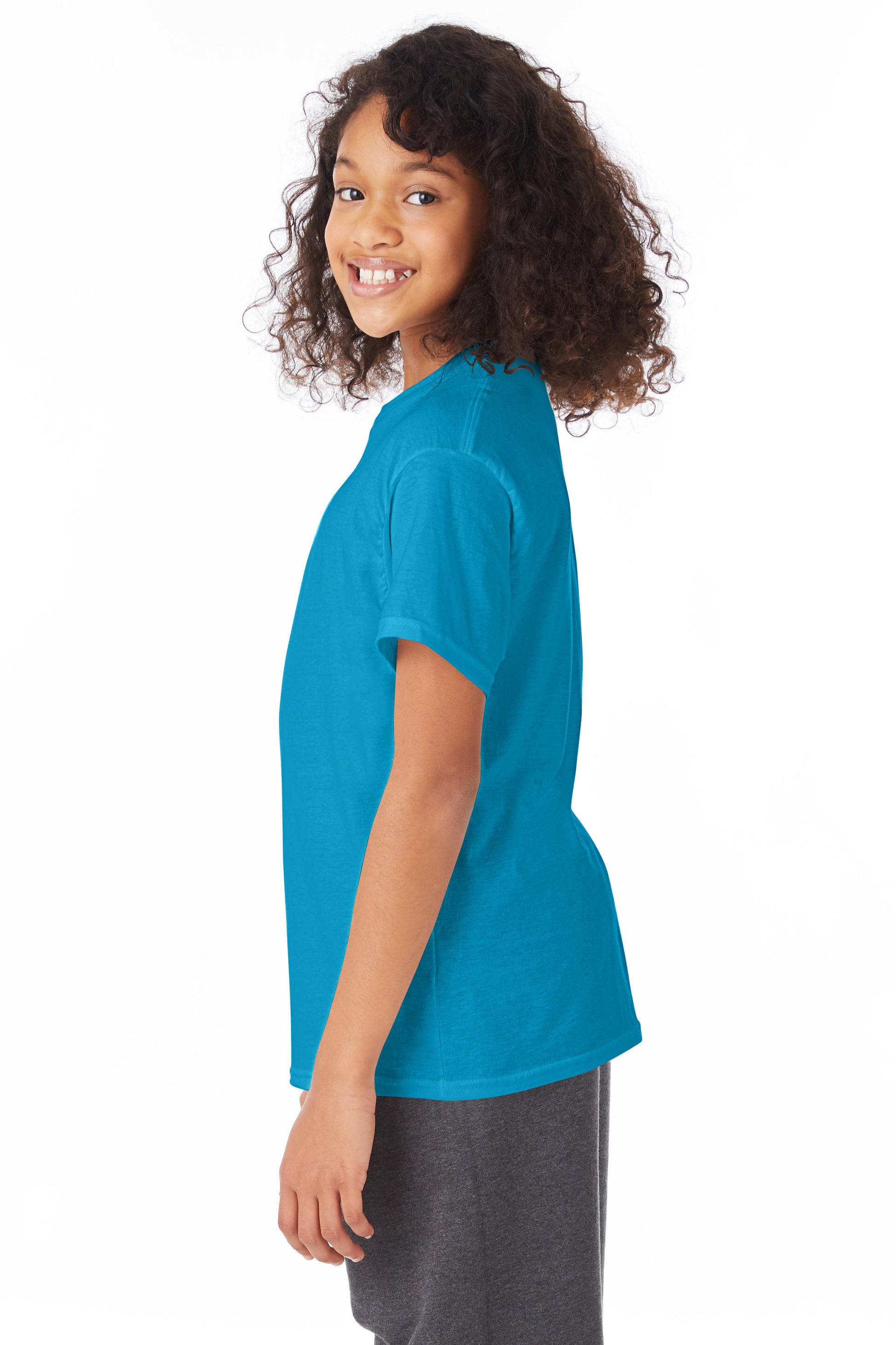 Youth 50/50 Ecosmart® Short Sleeve Tee - Teal