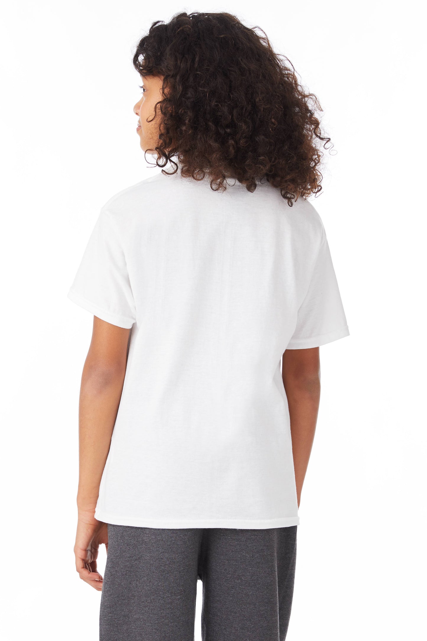 Youth 50/50 Ecosmart® Short Sleeve Tee - White
