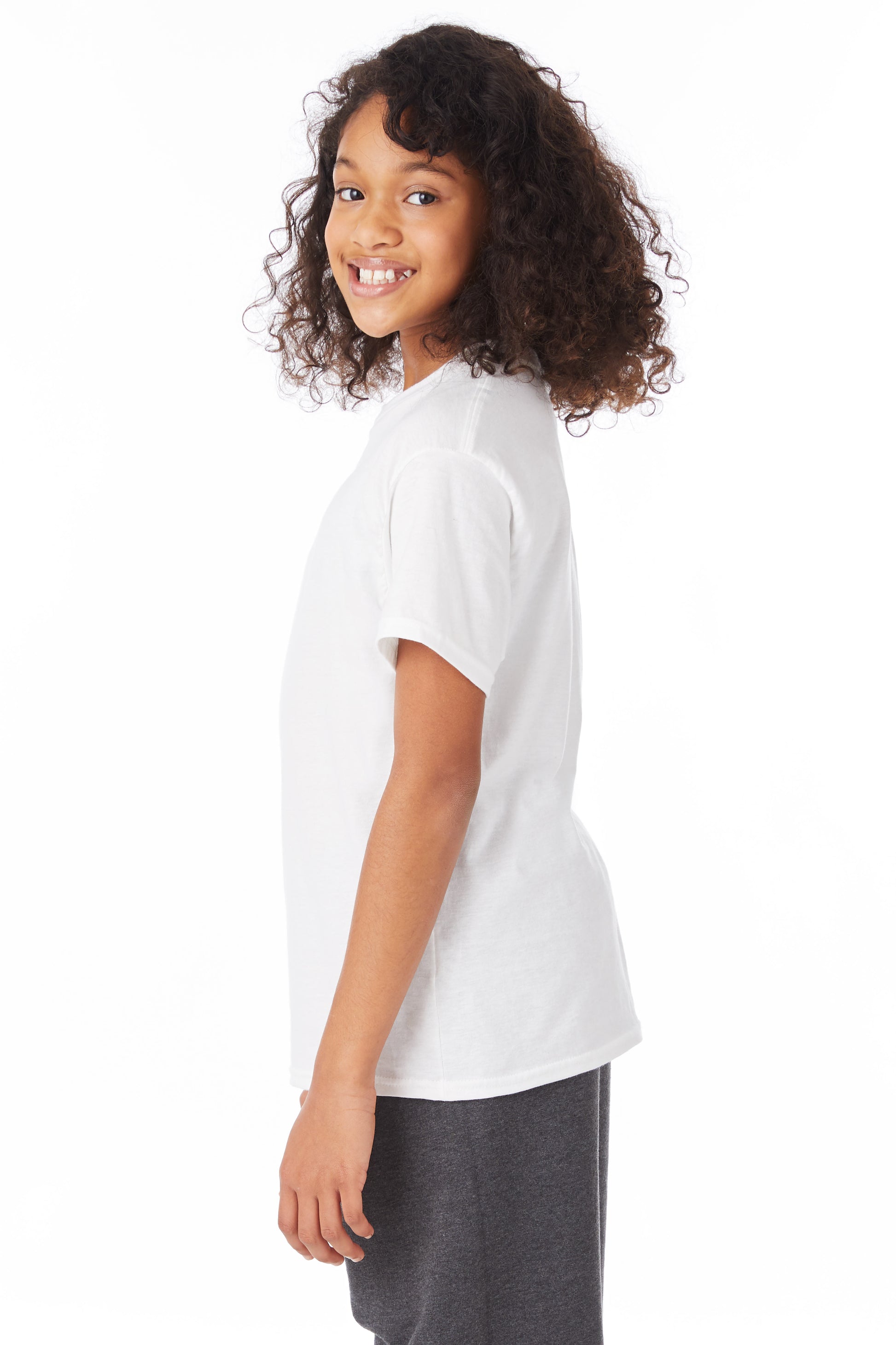 Youth 50/50 Ecosmart® Short Sleeve Tee - White