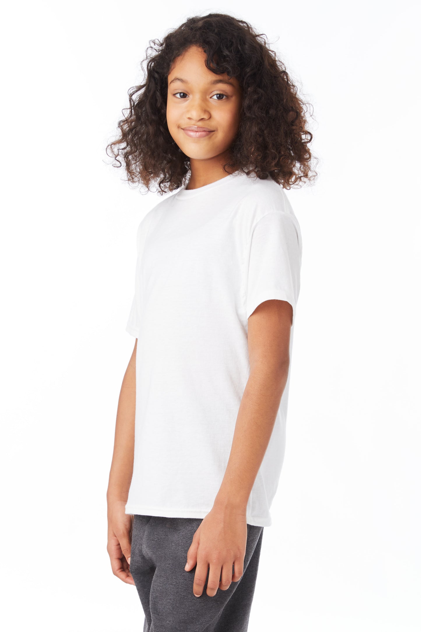 Youth 50/50 Ecosmart® Short Sleeve Tee - White