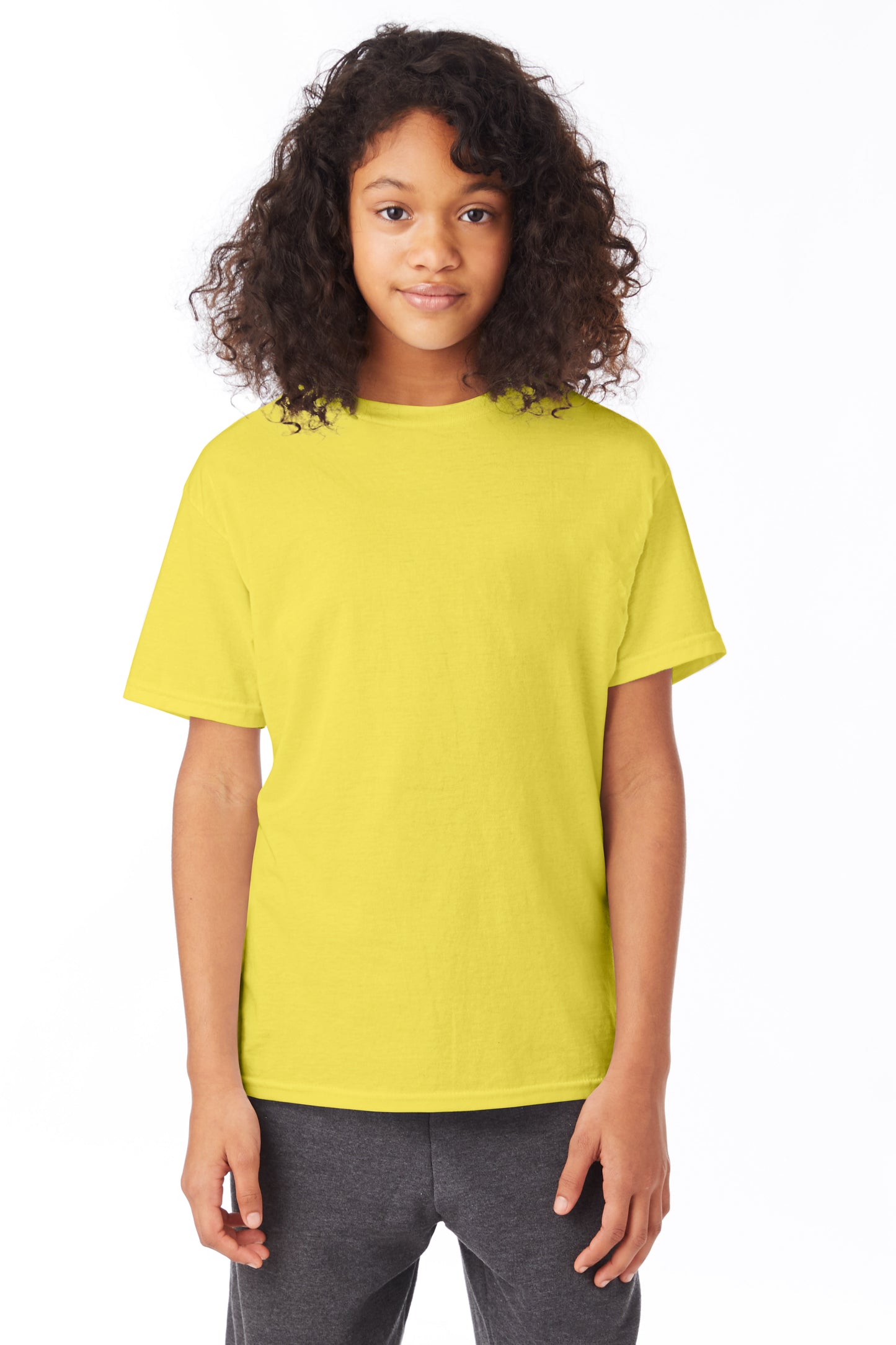 Youth 50/50 Ecosmart® Short Sleeve Tee - Yellow