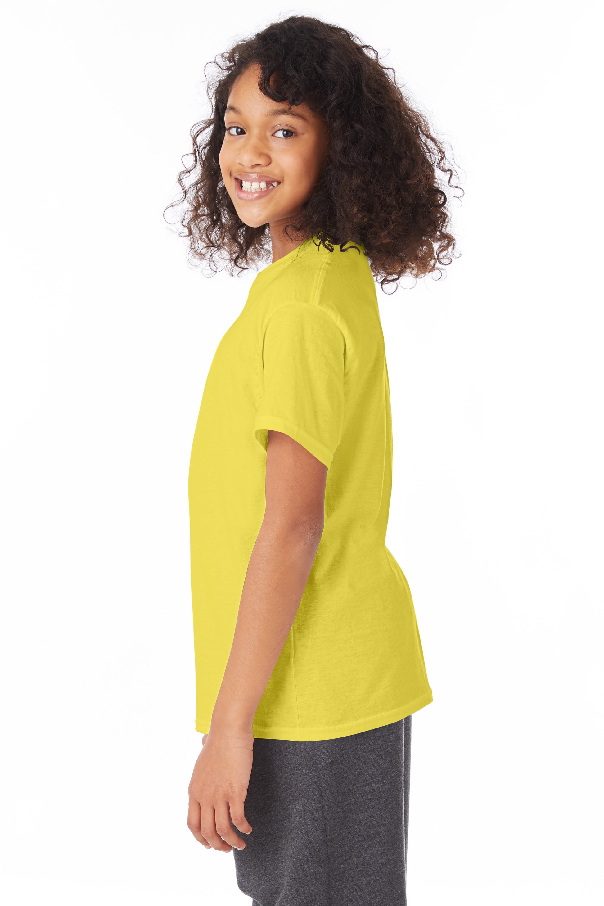 Youth 50/50 Ecosmart® Short Sleeve Tee - Yellow