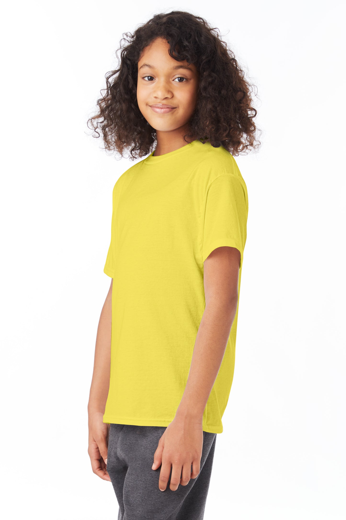 Youth 50/50 Ecosmart® Short Sleeve Tee - Yellow
