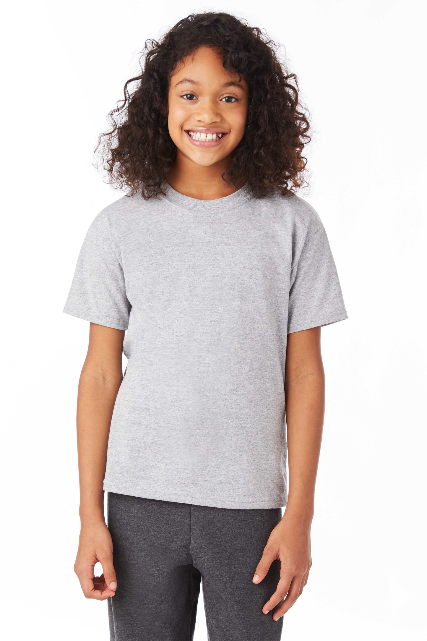 Youth 50/50 Ecosmart® Short Sleeve Tee - Light Steel