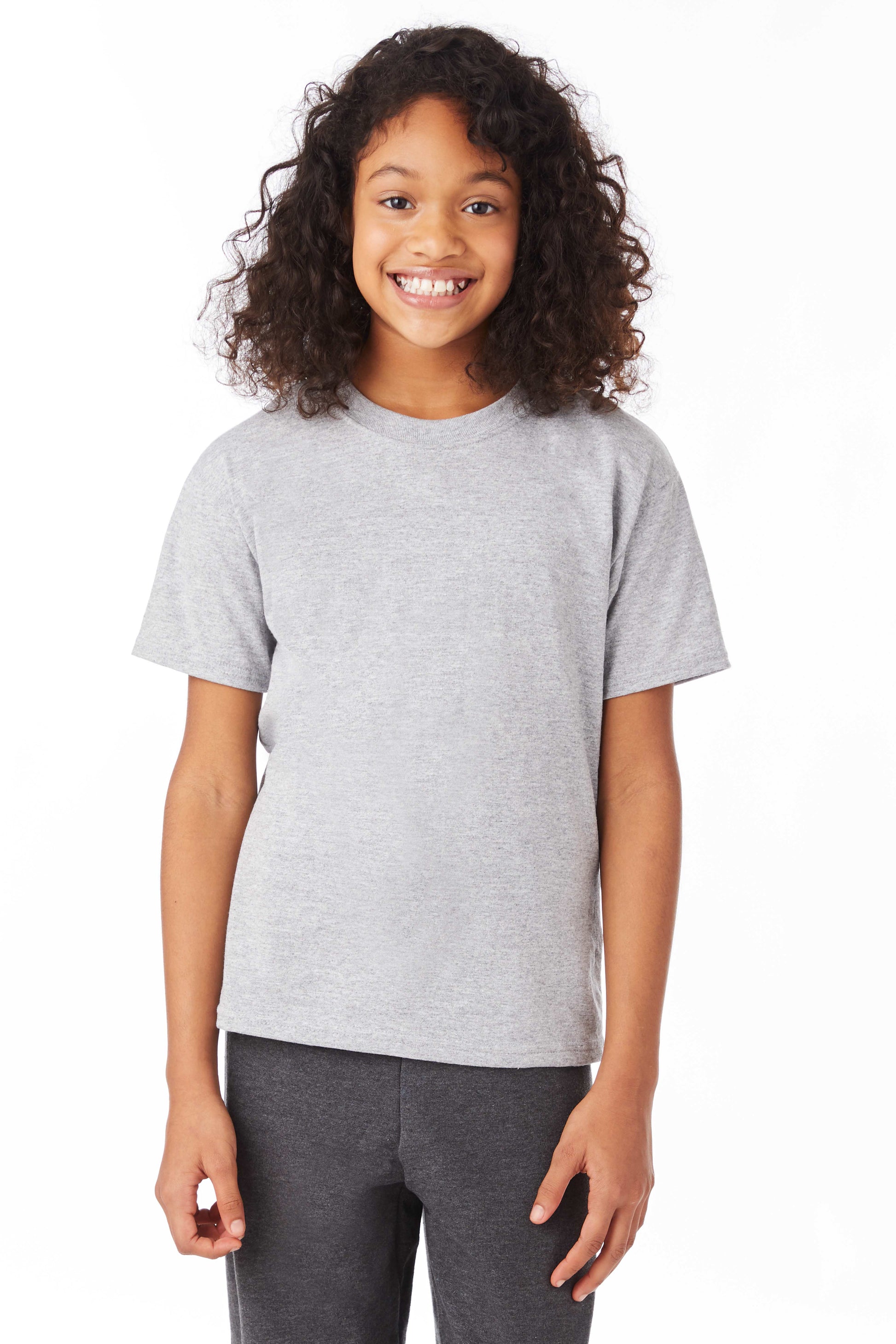 Youth 50/50 Ecosmart® Short Sleeve Tee - Light Steel