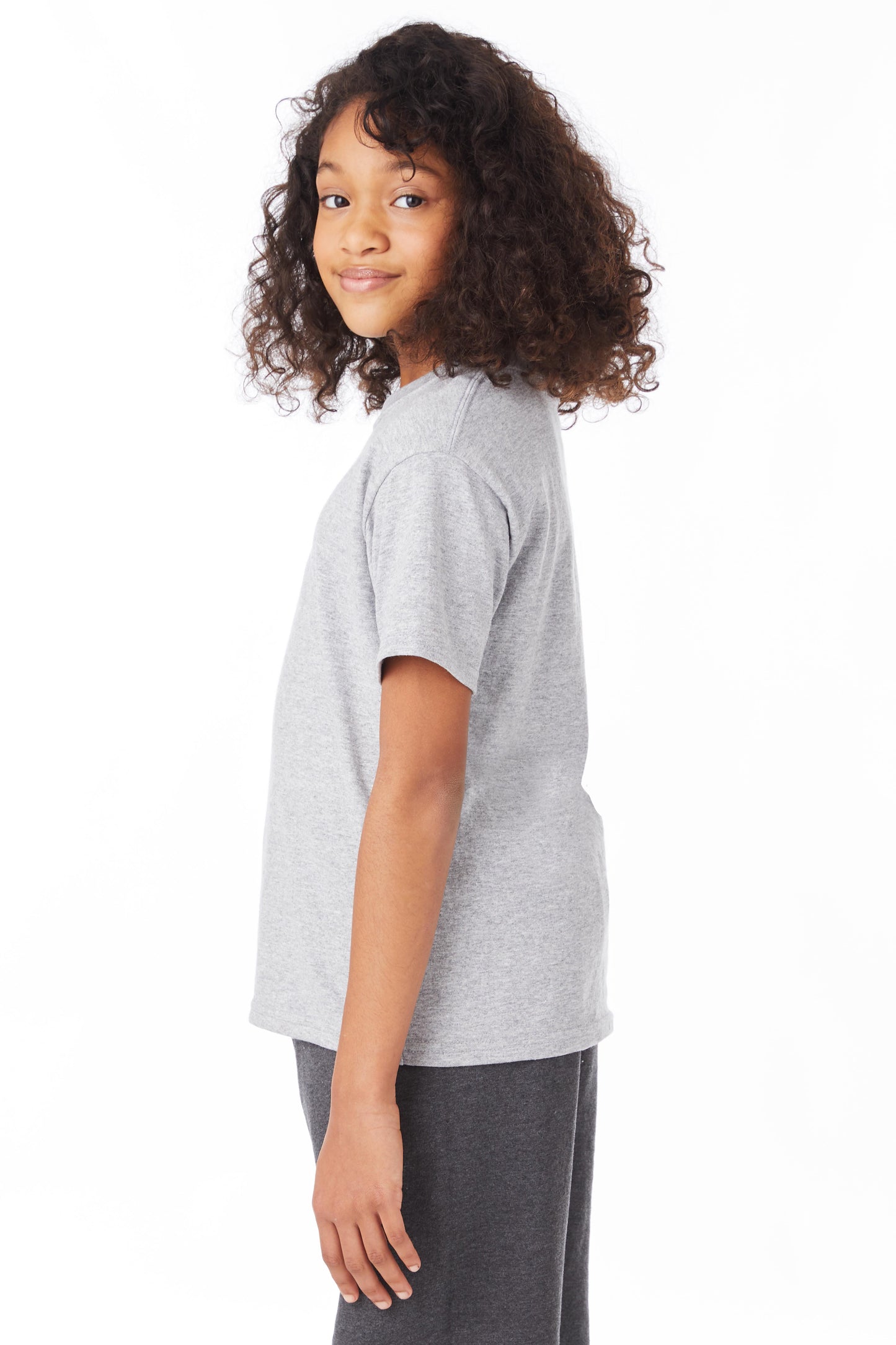 Youth 50/50 Ecosmart® Short Sleeve Tee - Light Steel