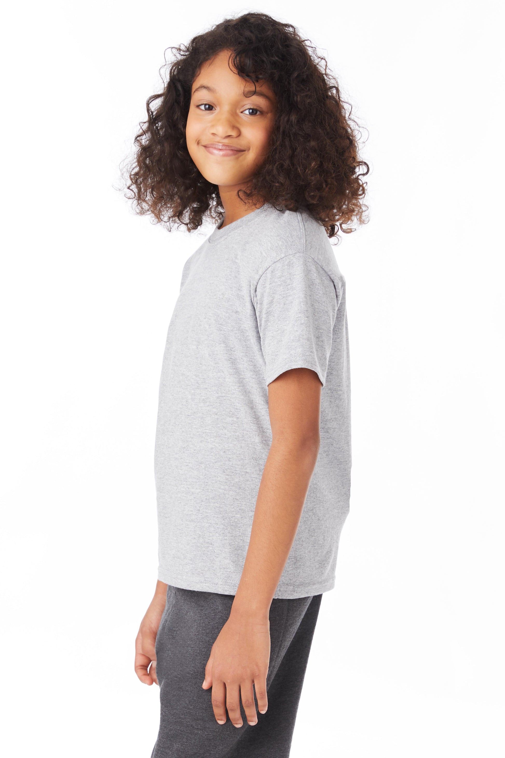 Youth 50/50 Ecosmart® Short Sleeve Tee - Light Steel