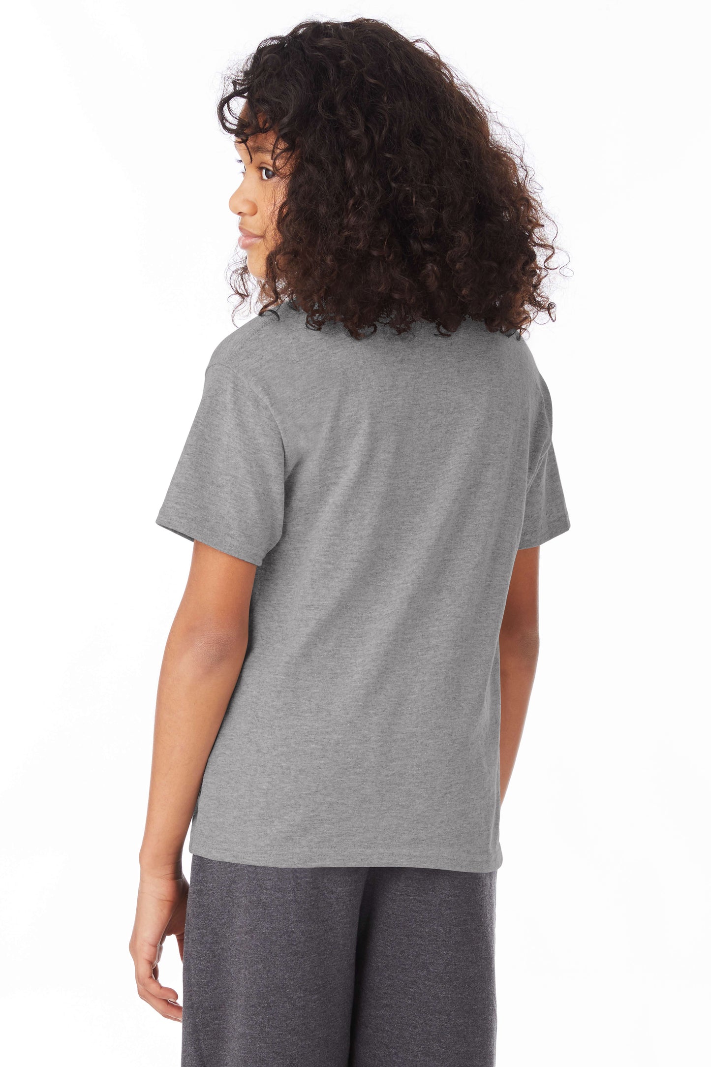 Youth 50/50 Ecosmart® Short Sleeve Tee - Oxford Gray