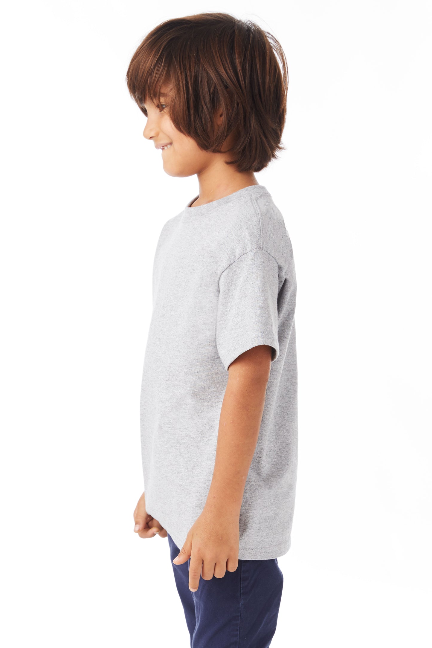 Youth Authentic Short Sleeve Tee - Light Steel