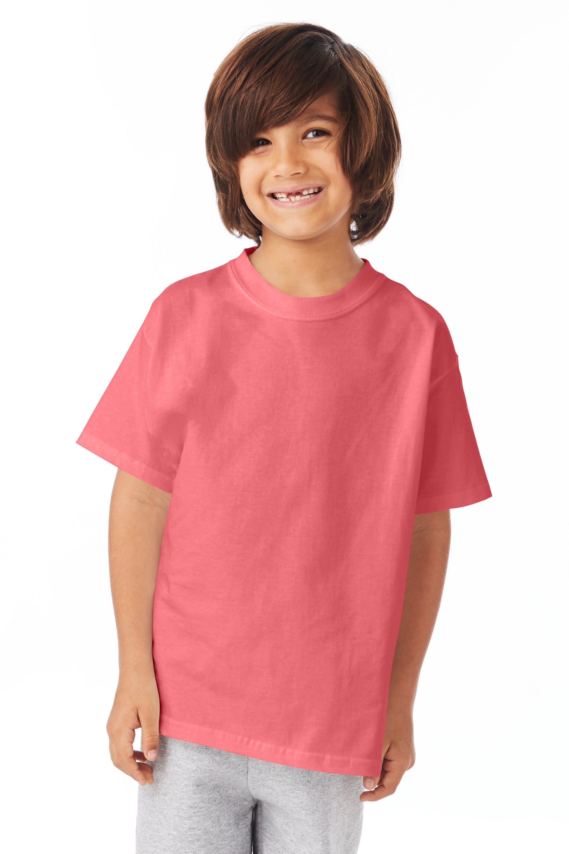 Youth Authentic Short Sleeve Tee - Charisma Coral
