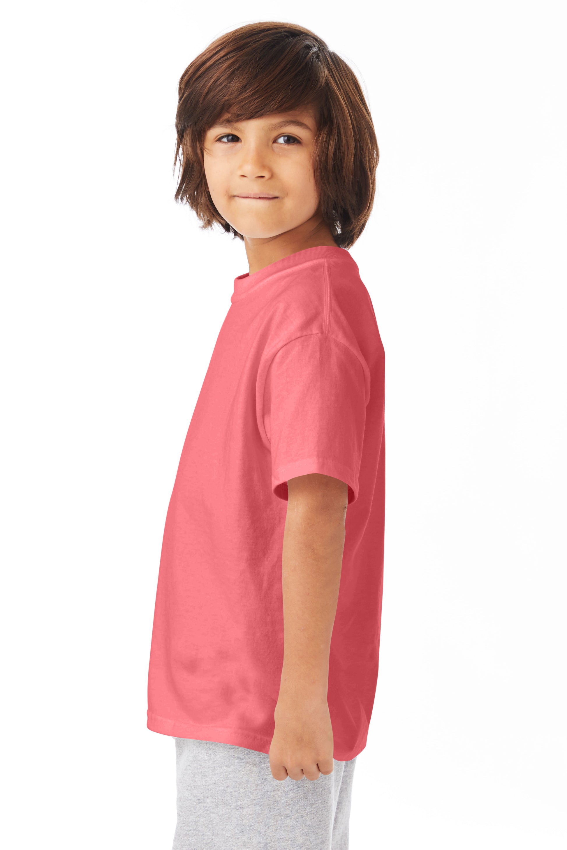 Youth Authentic Short Sleeve Tee - Charisma Coral