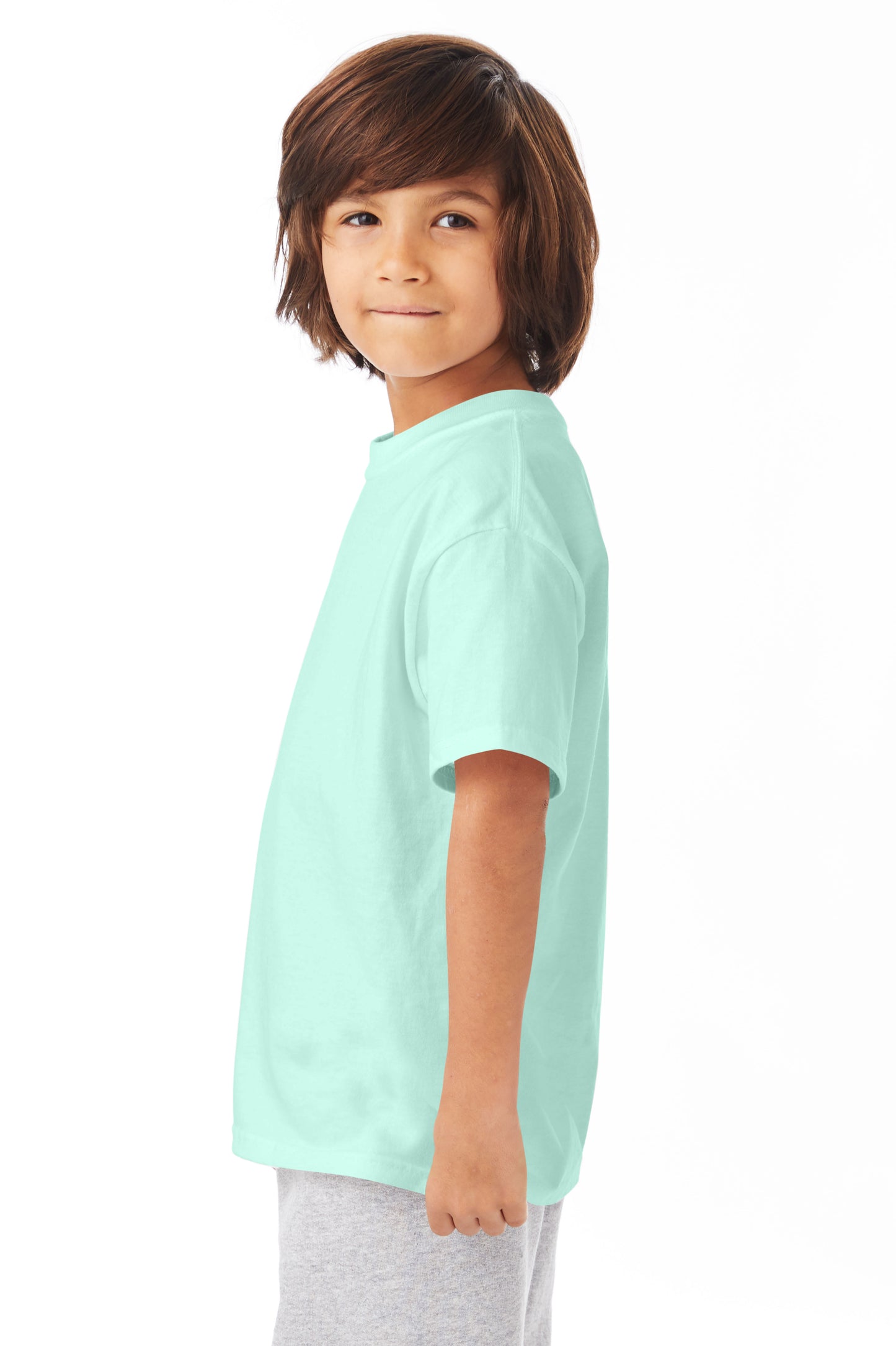 Youth Authentic Short Sleeve Tee - Clean Mint