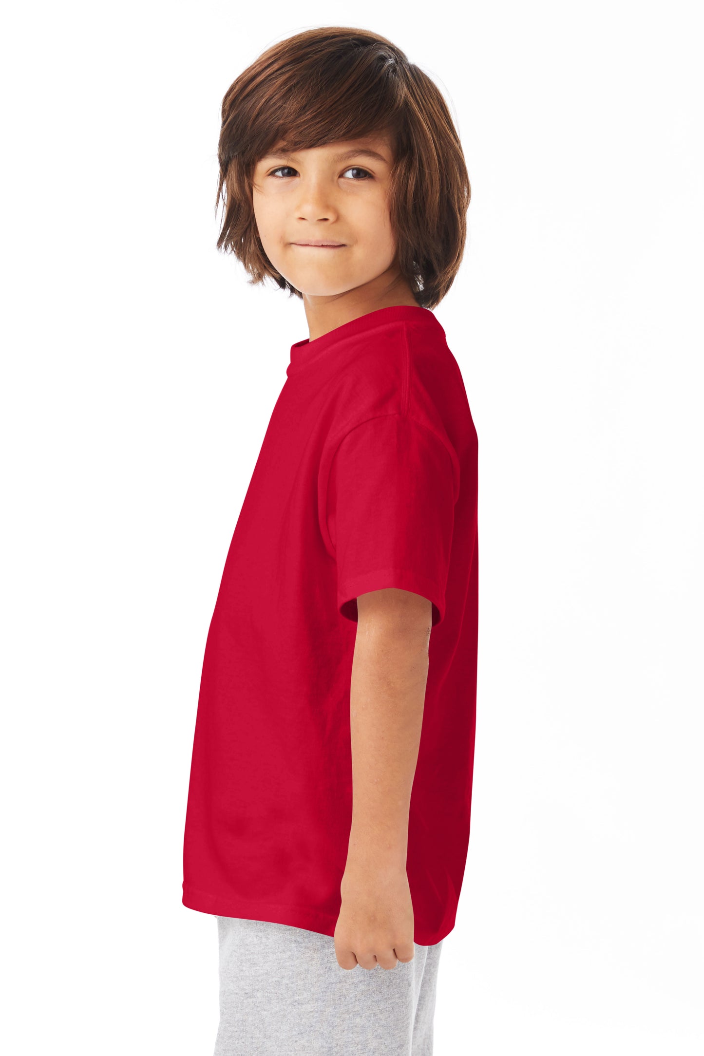 Youth Authentic Short Sleeve Tee - Deep Red
