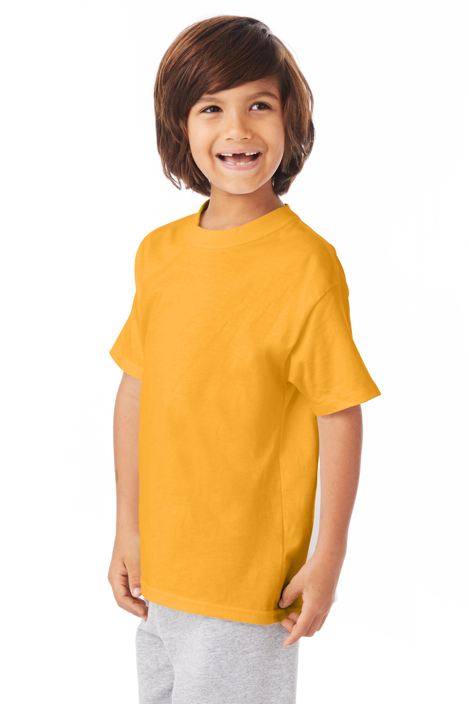 Youth Authentic Short Sleeve Tee - Gold