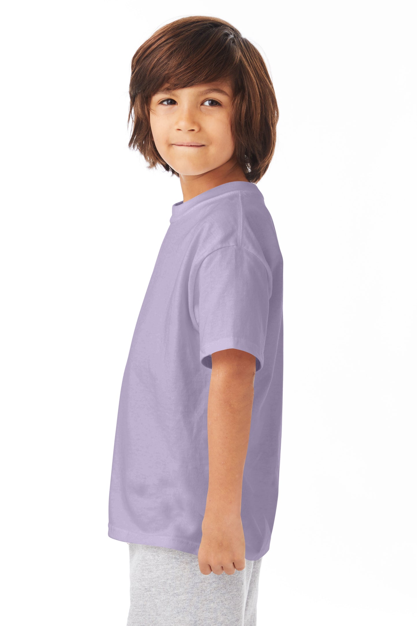 Youth Authentic Short Sleeve Tee - Lavender
