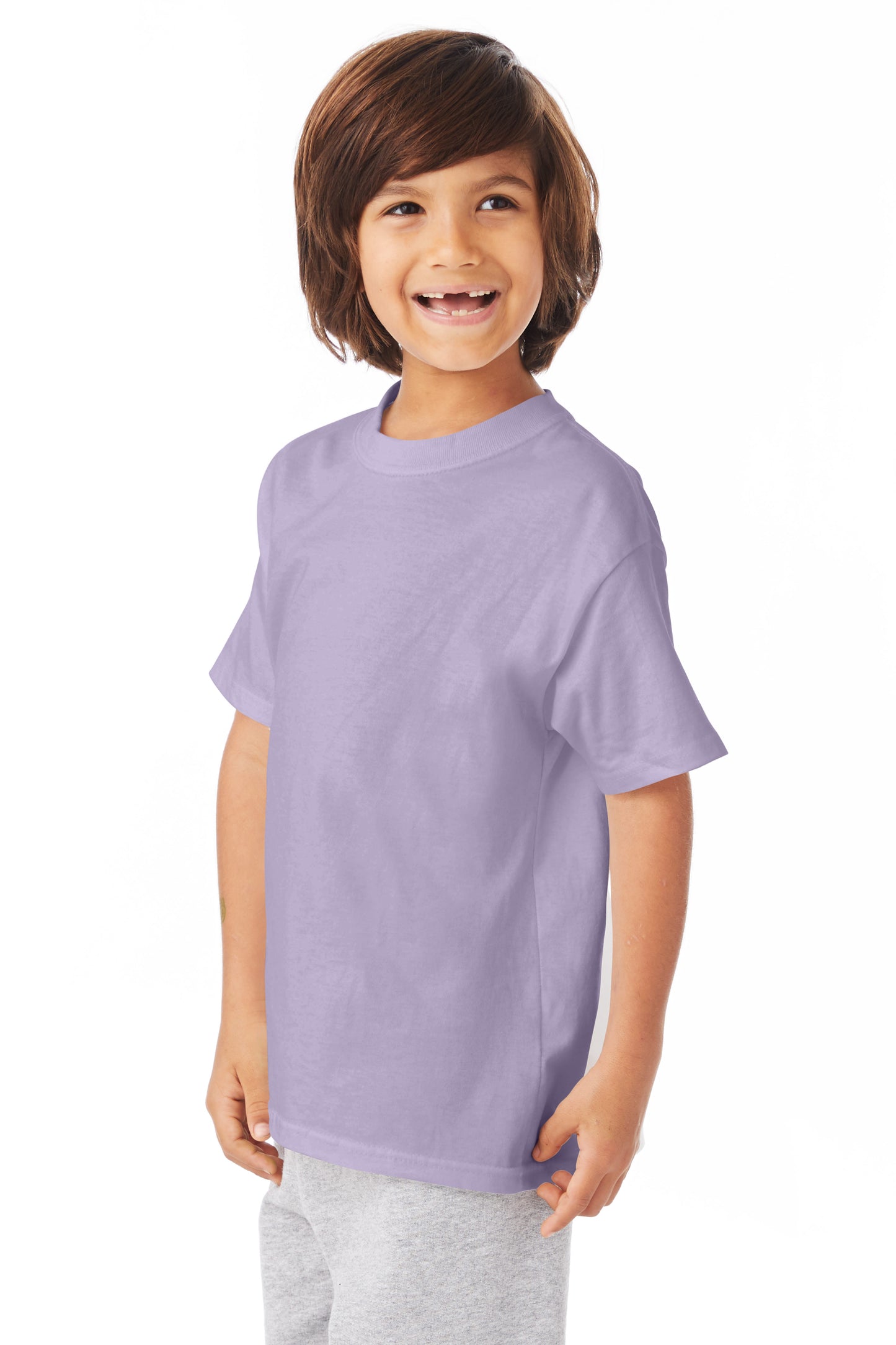 Youth Authentic Short Sleeve Tee - Lavender