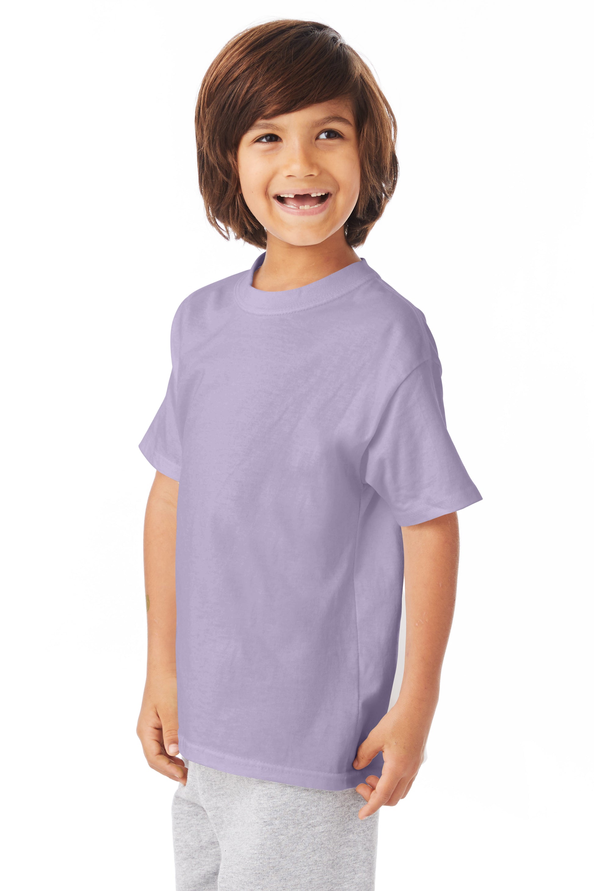 Youth Authentic Short Sleeve Tee - Lavender