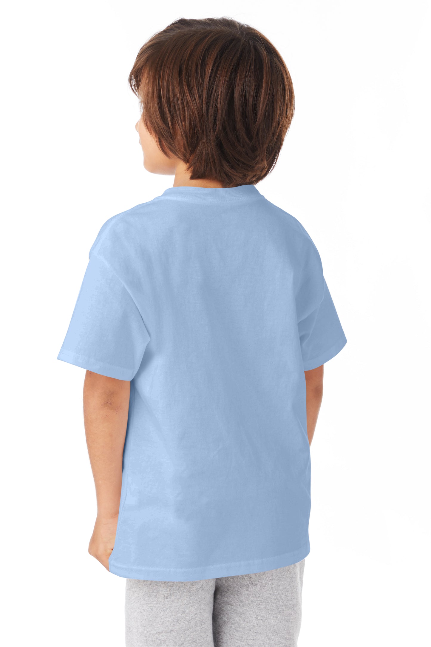 Youth Authentic Short Sleeve Tee - Light Blue