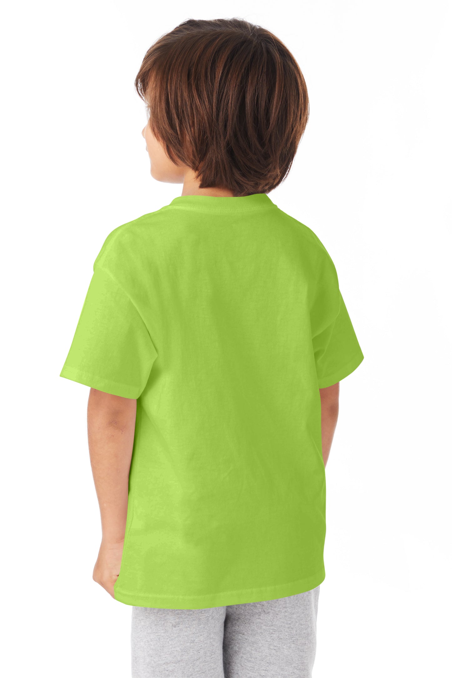 Youth Authentic Short Sleeve Tee - Lime