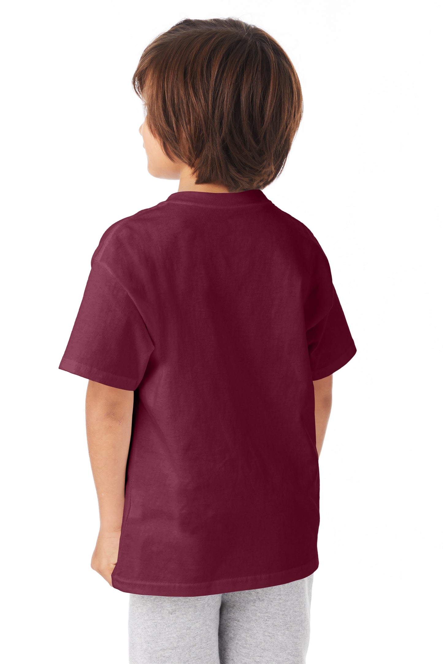 Youth Authentic Short Sleeve Tee - Maroon