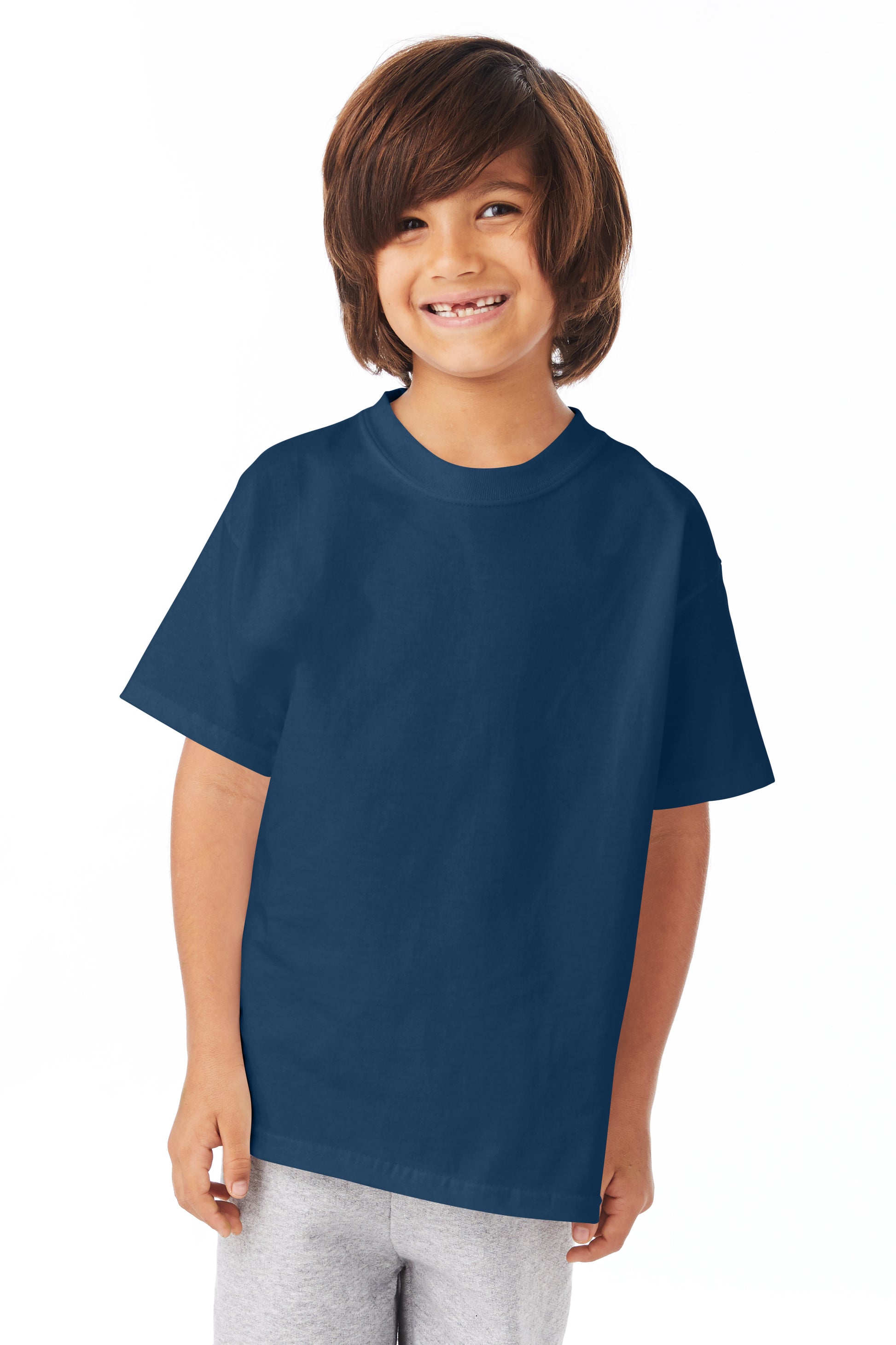 Youth Authentic Short Sleeve Tee - Navy