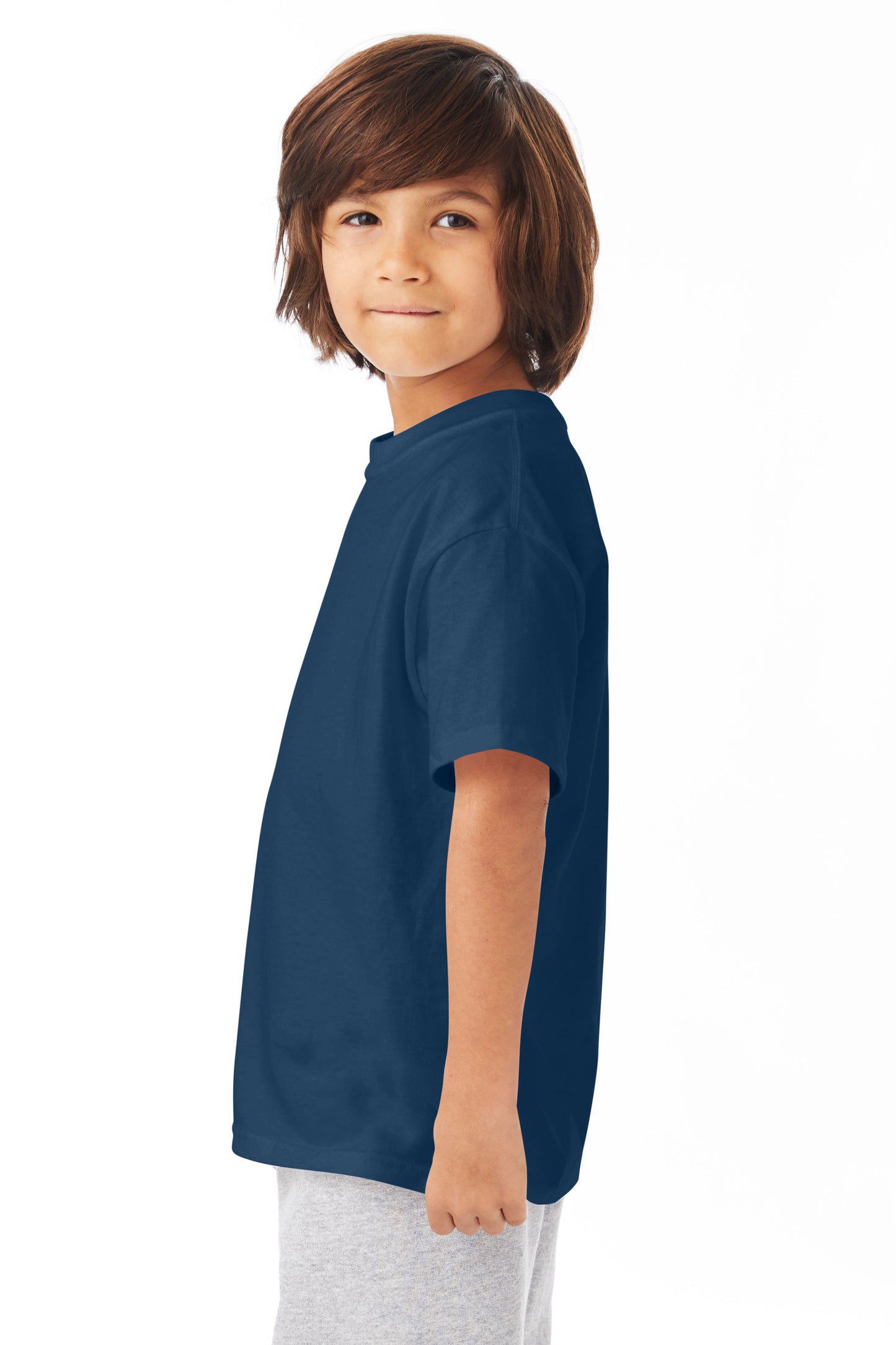 Youth Authentic Short Sleeve Tee - Navy