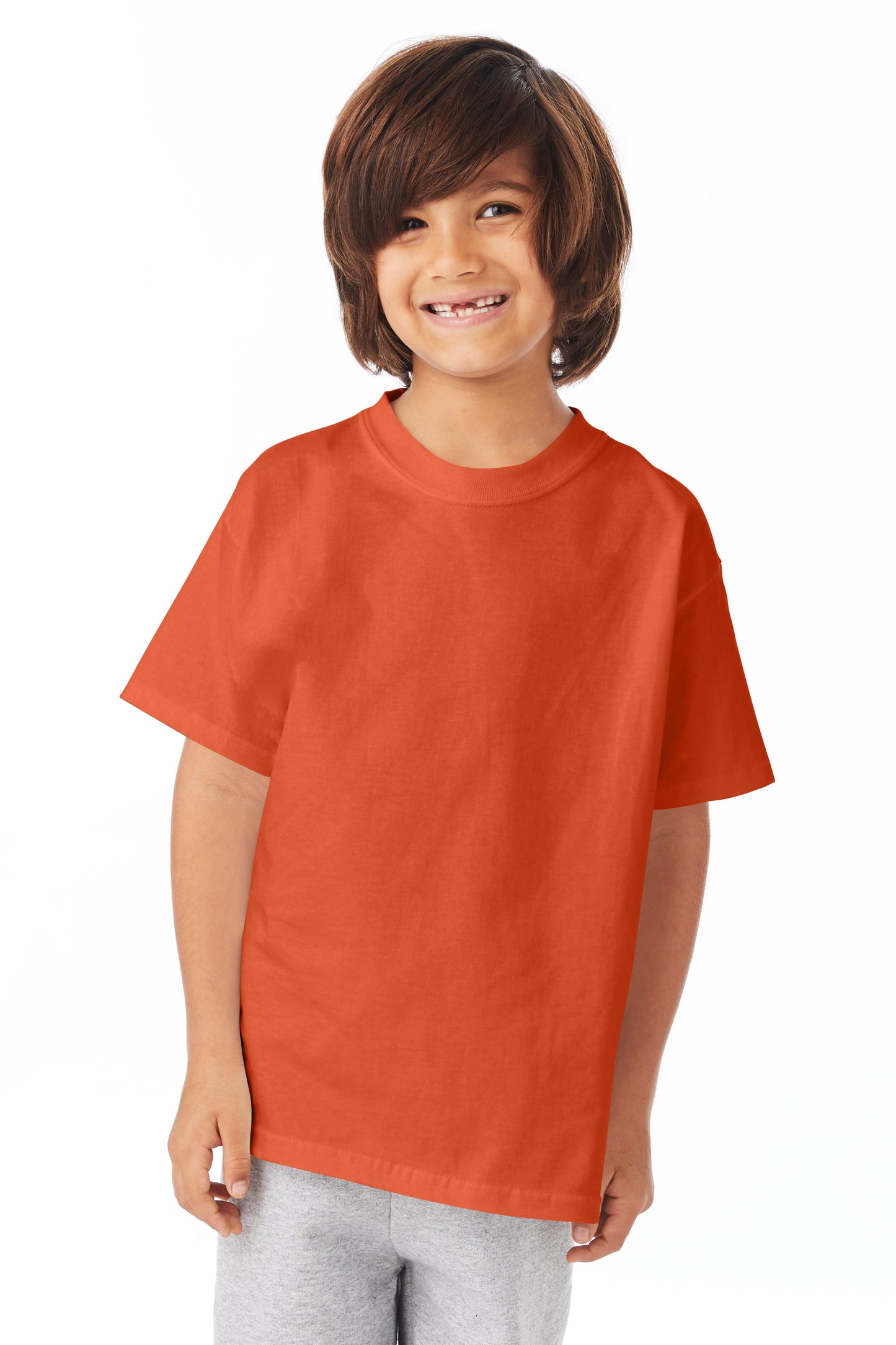 Youth Authentic Short Sleeve Tee - Orange