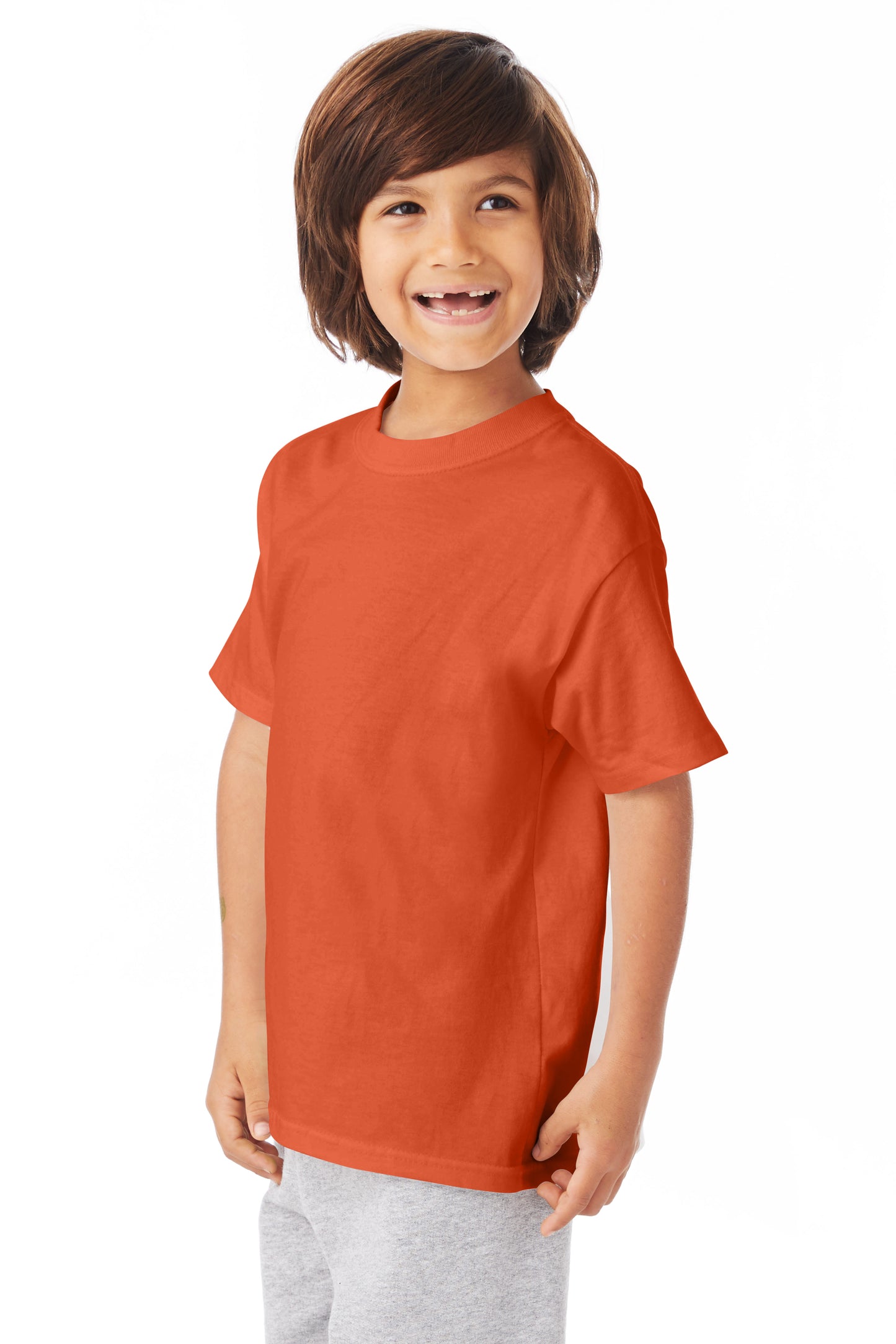 Youth Authentic Short Sleeve Tee - Orange