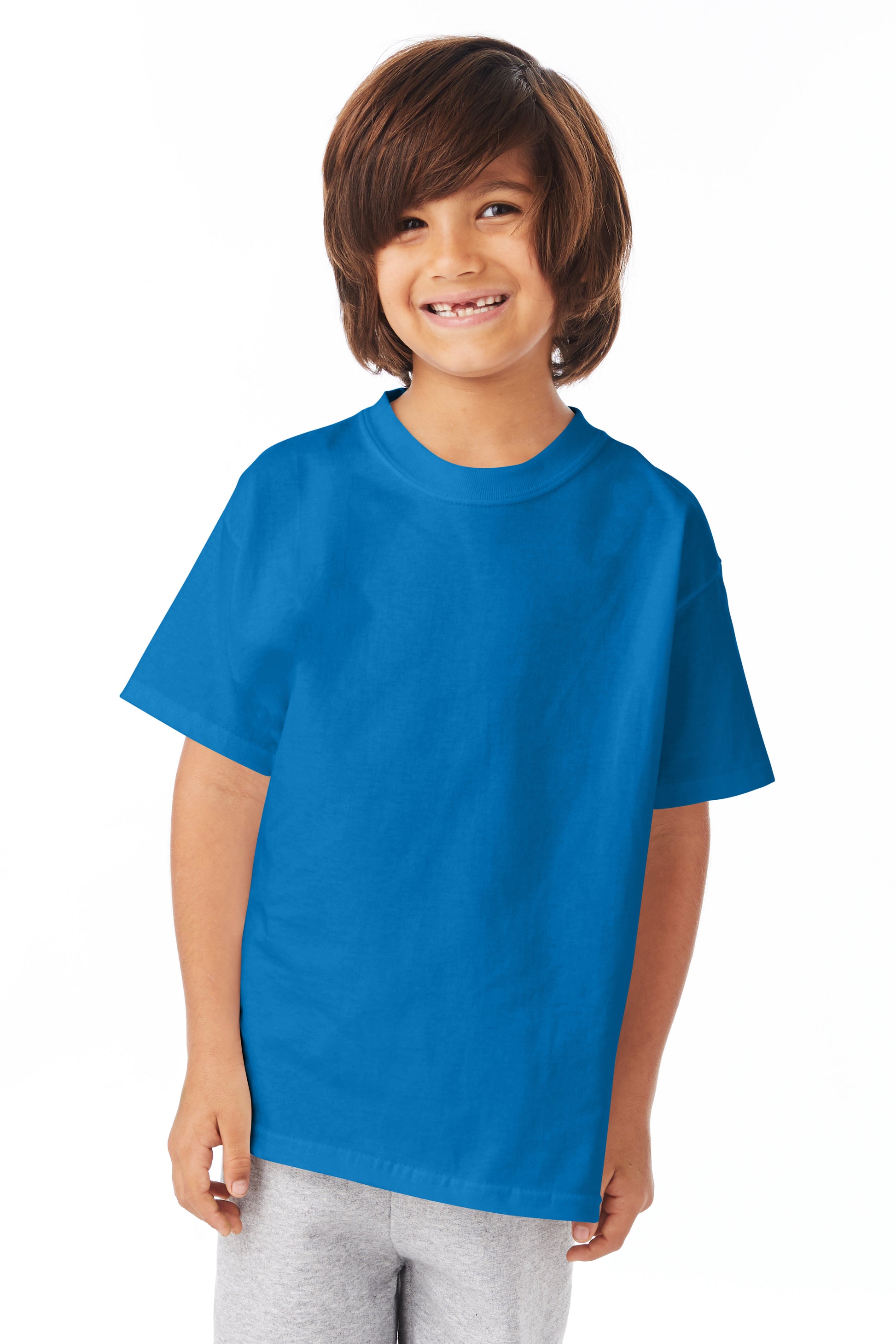 Youth Authentic Short Sleeve Tee - Sapphire