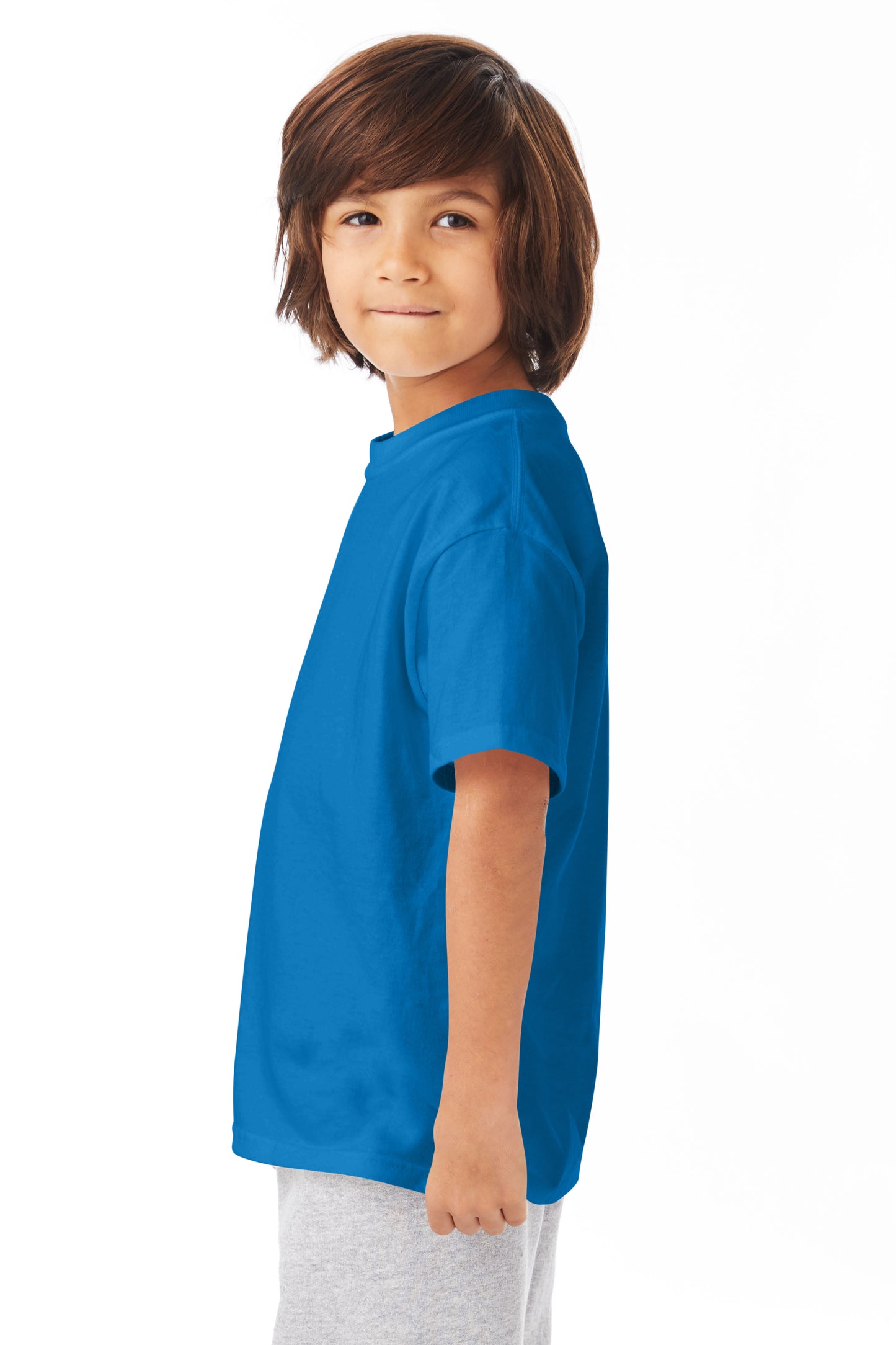 Youth Authentic Short Sleeve Tee - Sapphire