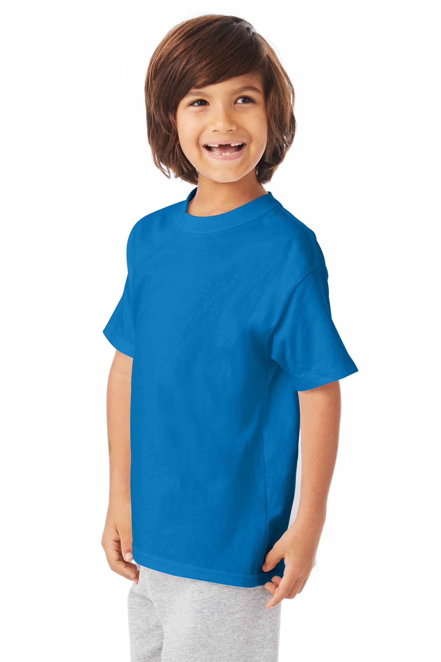 Youth Authentic Short Sleeve Tee - Sapphire