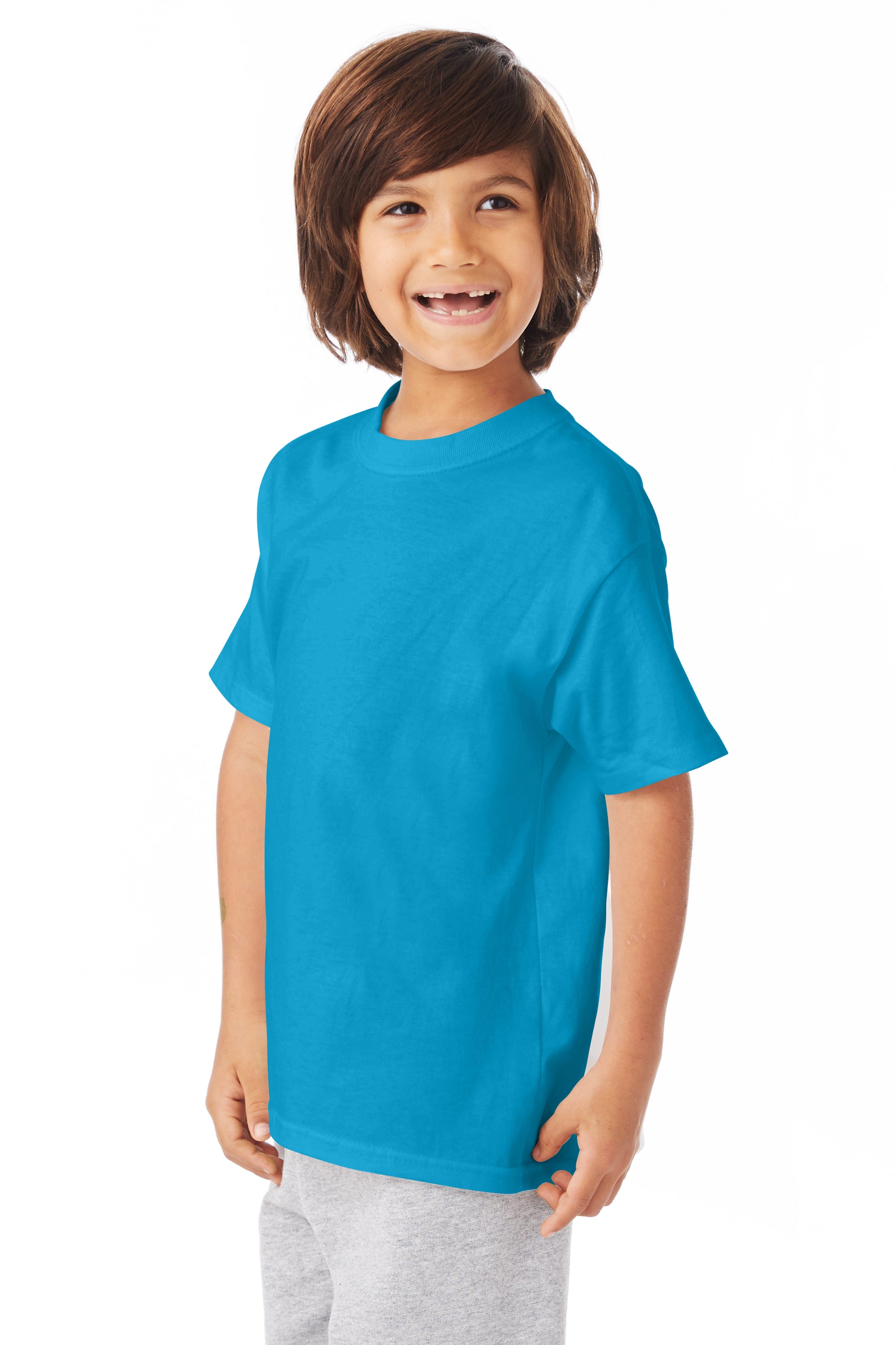 Youth Authentic Short Sleeve Tee - Teal