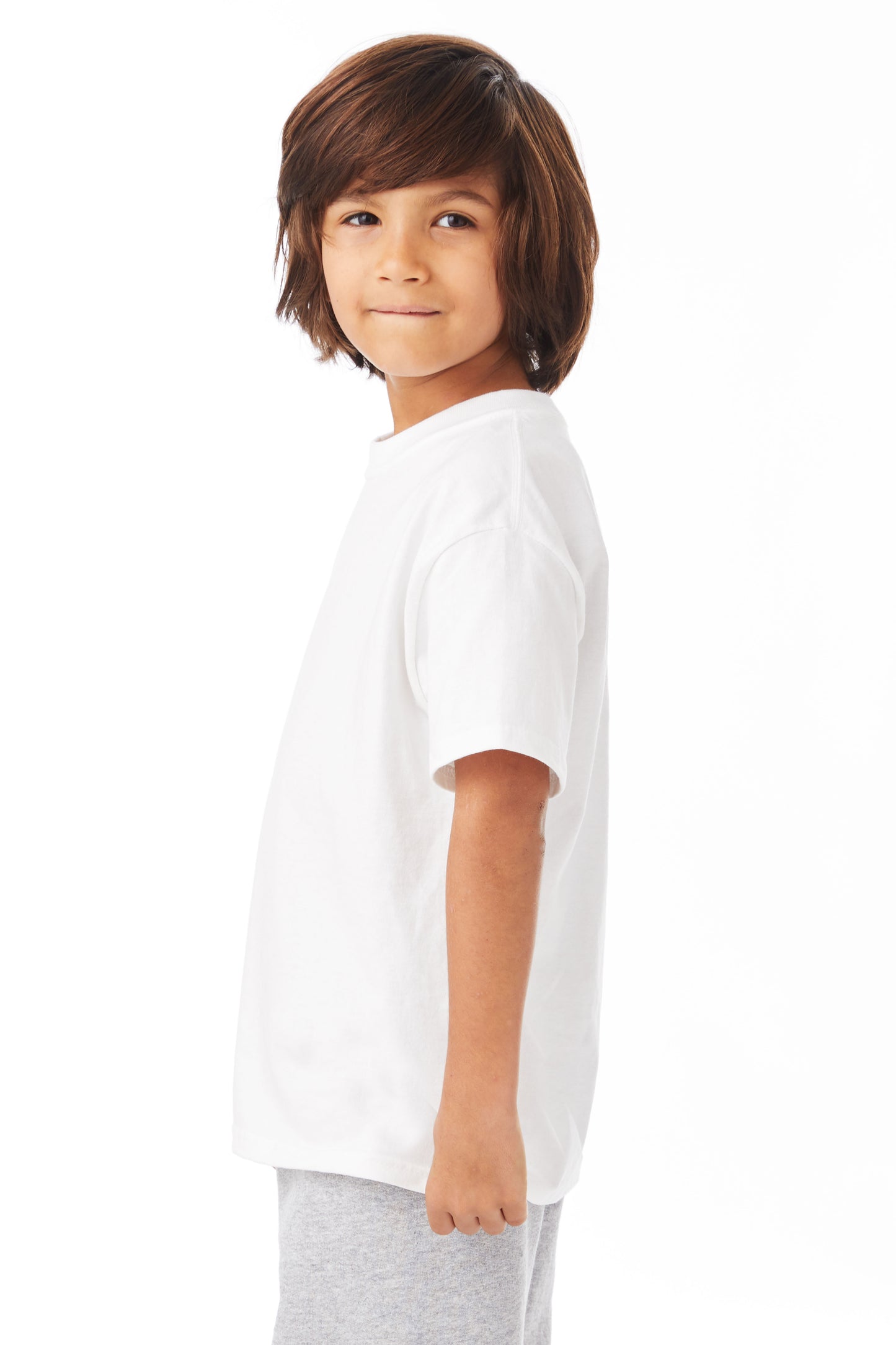 Youth Authentic Short Sleeve Tee - White