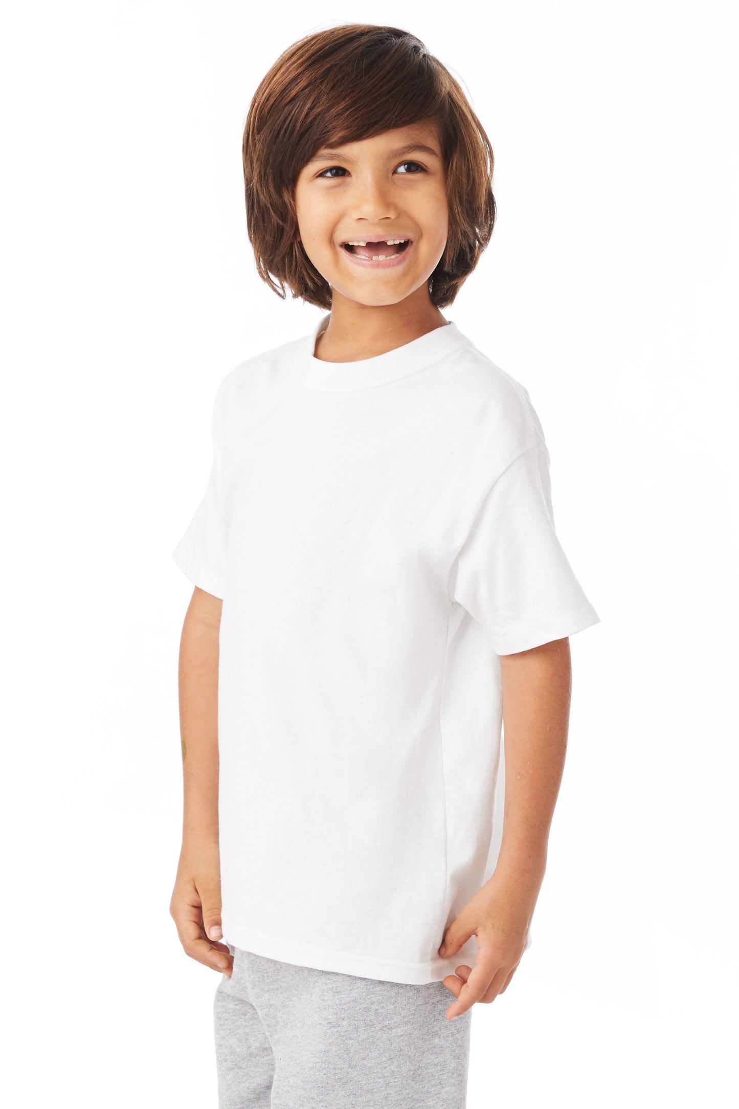 Youth Authentic Short Sleeve Tee - White