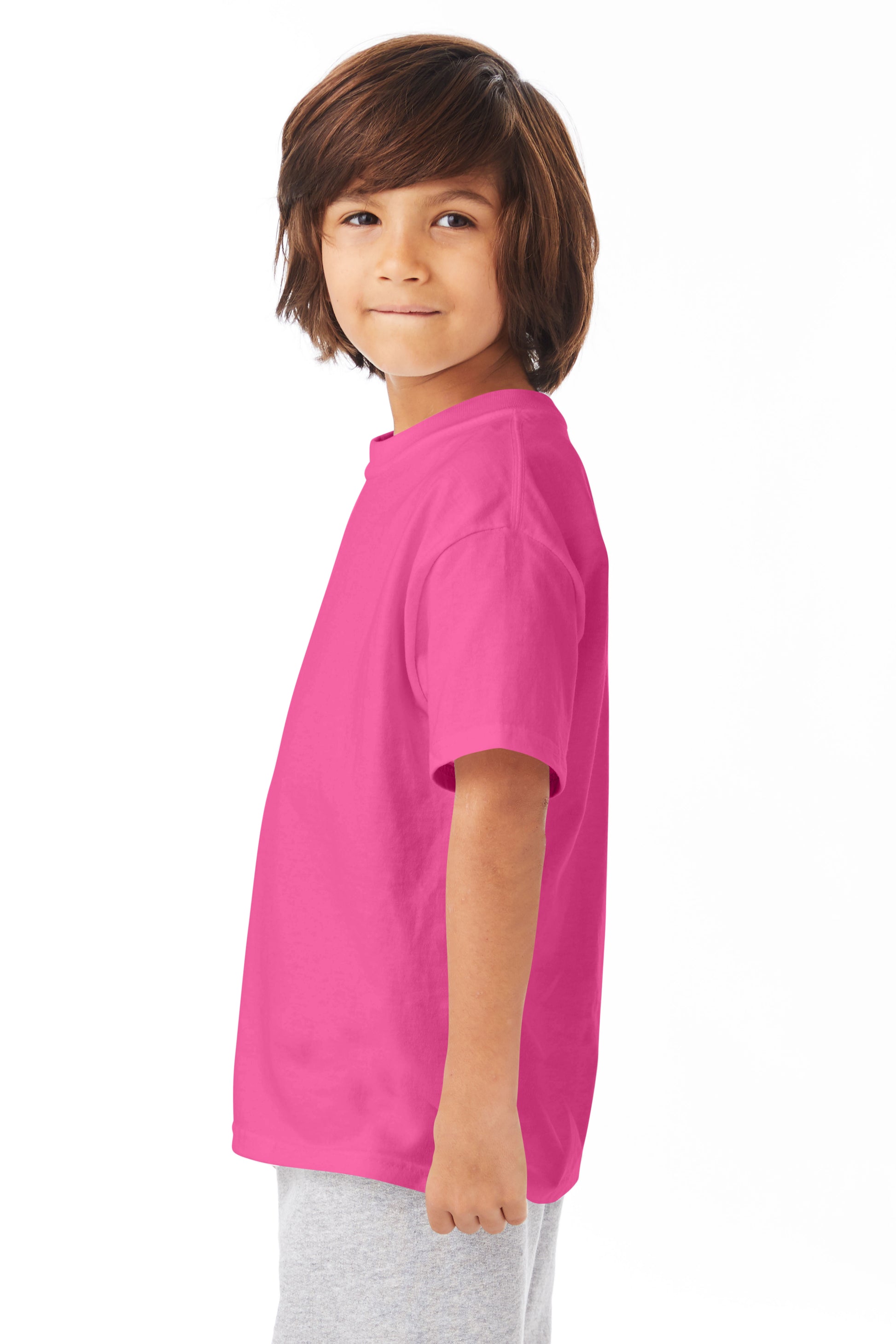 Youth Authentic Short Sleeve Tee - Wow Pink