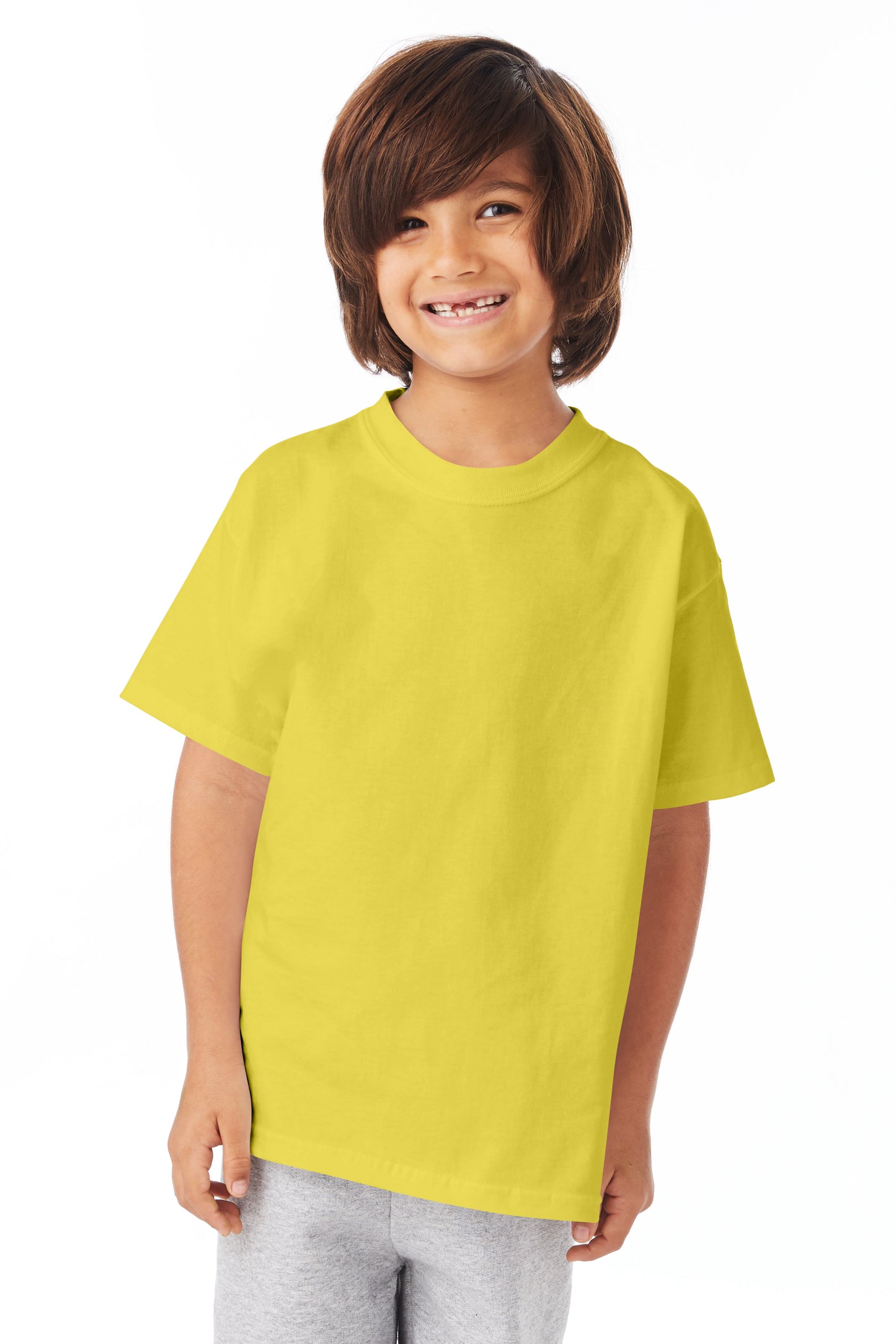 Youth Authentic Short Sleeve Tee - Yellow