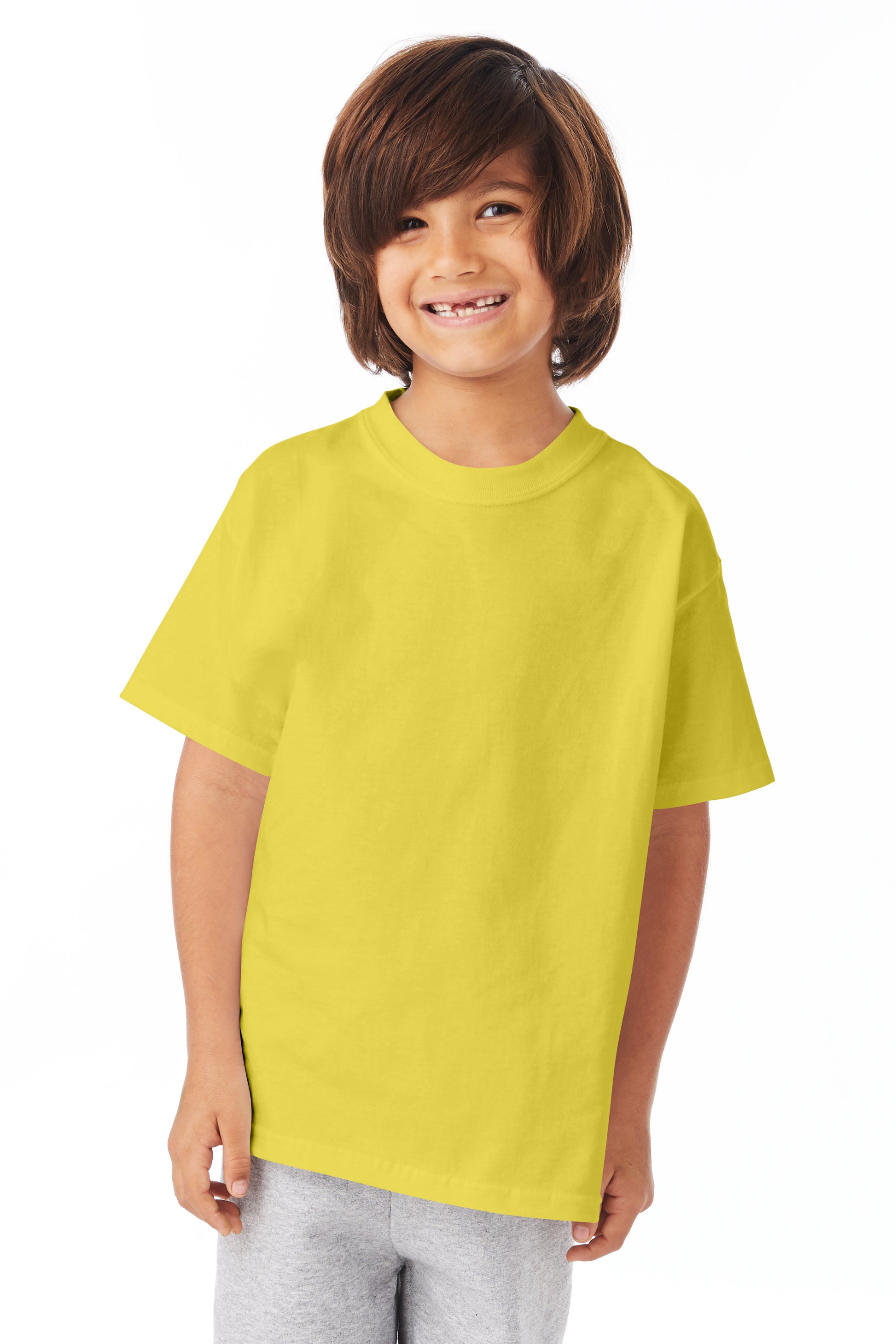 Youth Authentic Short Sleeve Tee - Yellow
