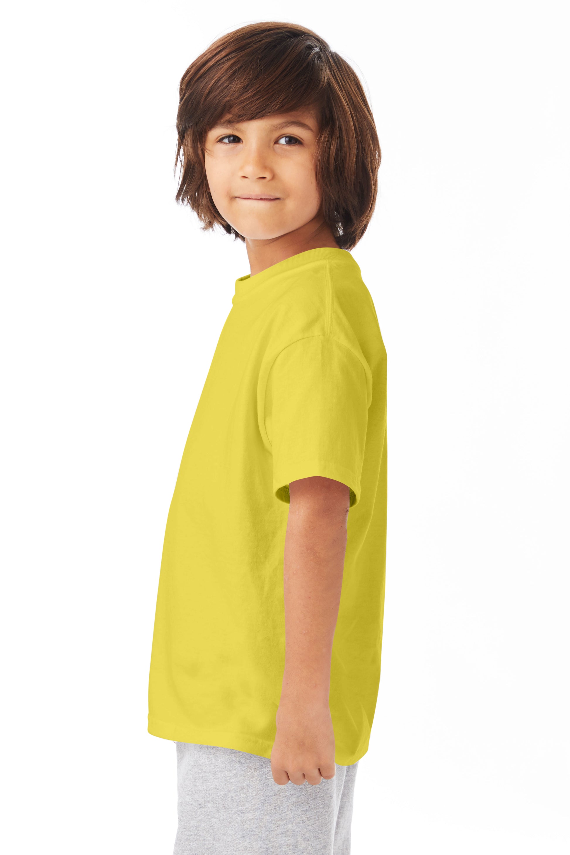 Youth Authentic Short Sleeve Tee - Yellow