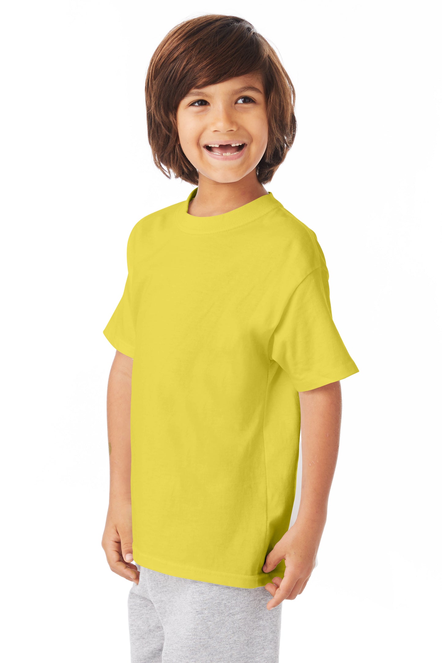 Youth Authentic Short Sleeve Tee - Yellow