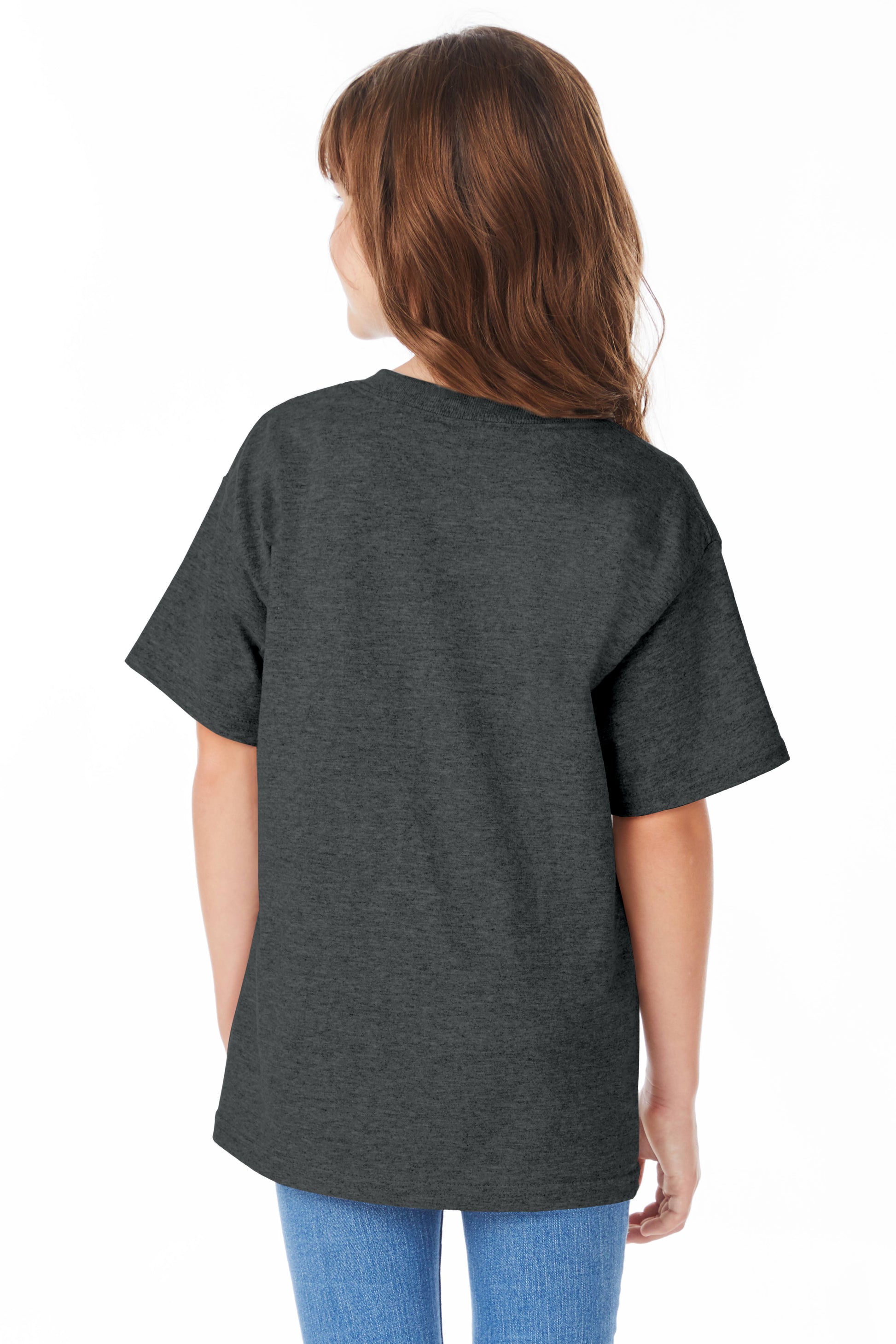 Youth Short Sleeve Essential-T - Charcoal Heather
