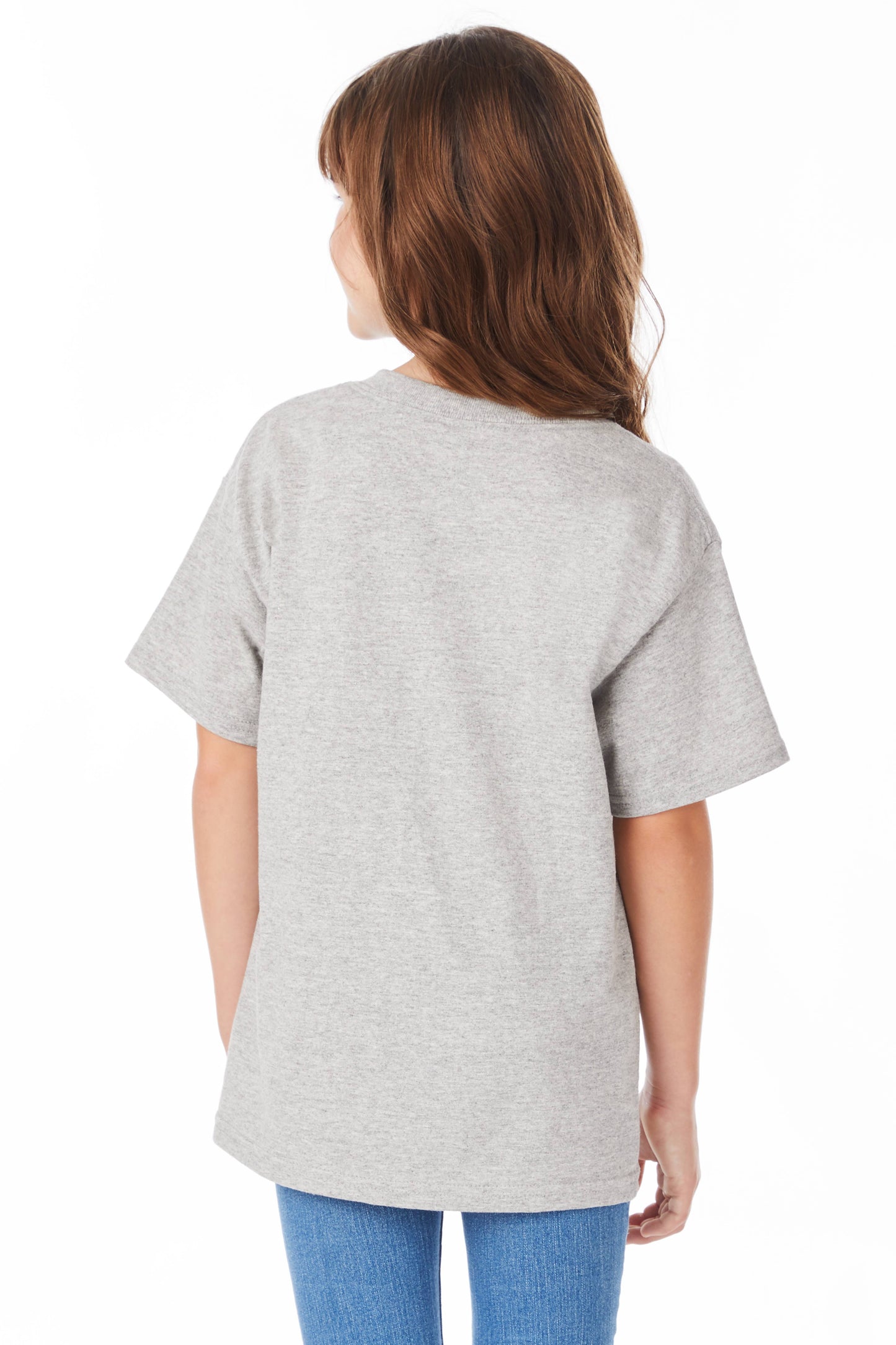 Youth Short Sleeve Essential-T - Light Steel