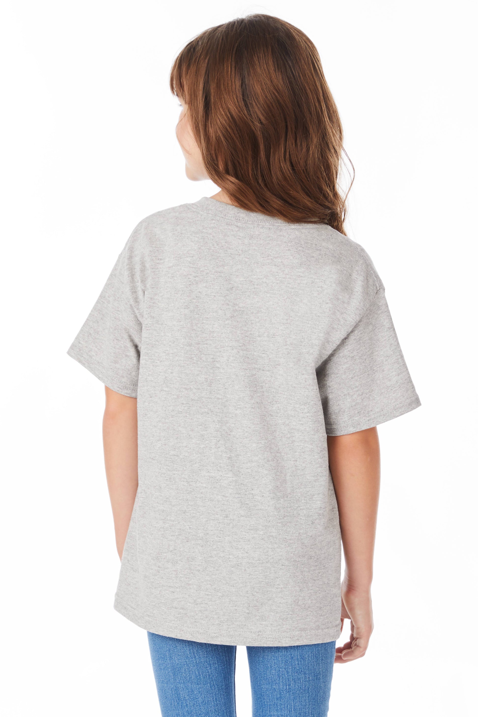 Youth Short Sleeve Essential-T - Light Steel