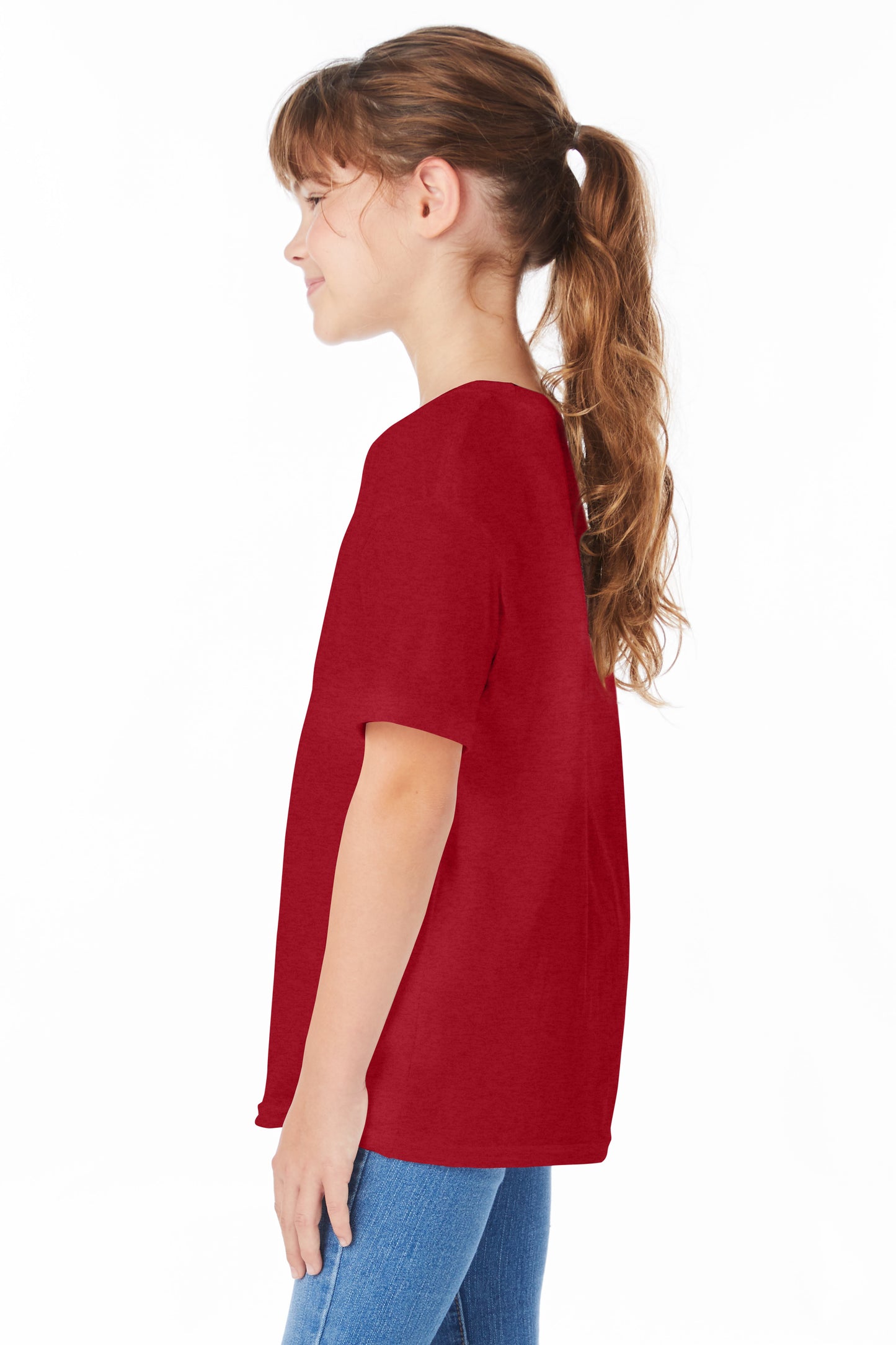 Youth Short Sleeve Essential-T - Red Pepper Heather