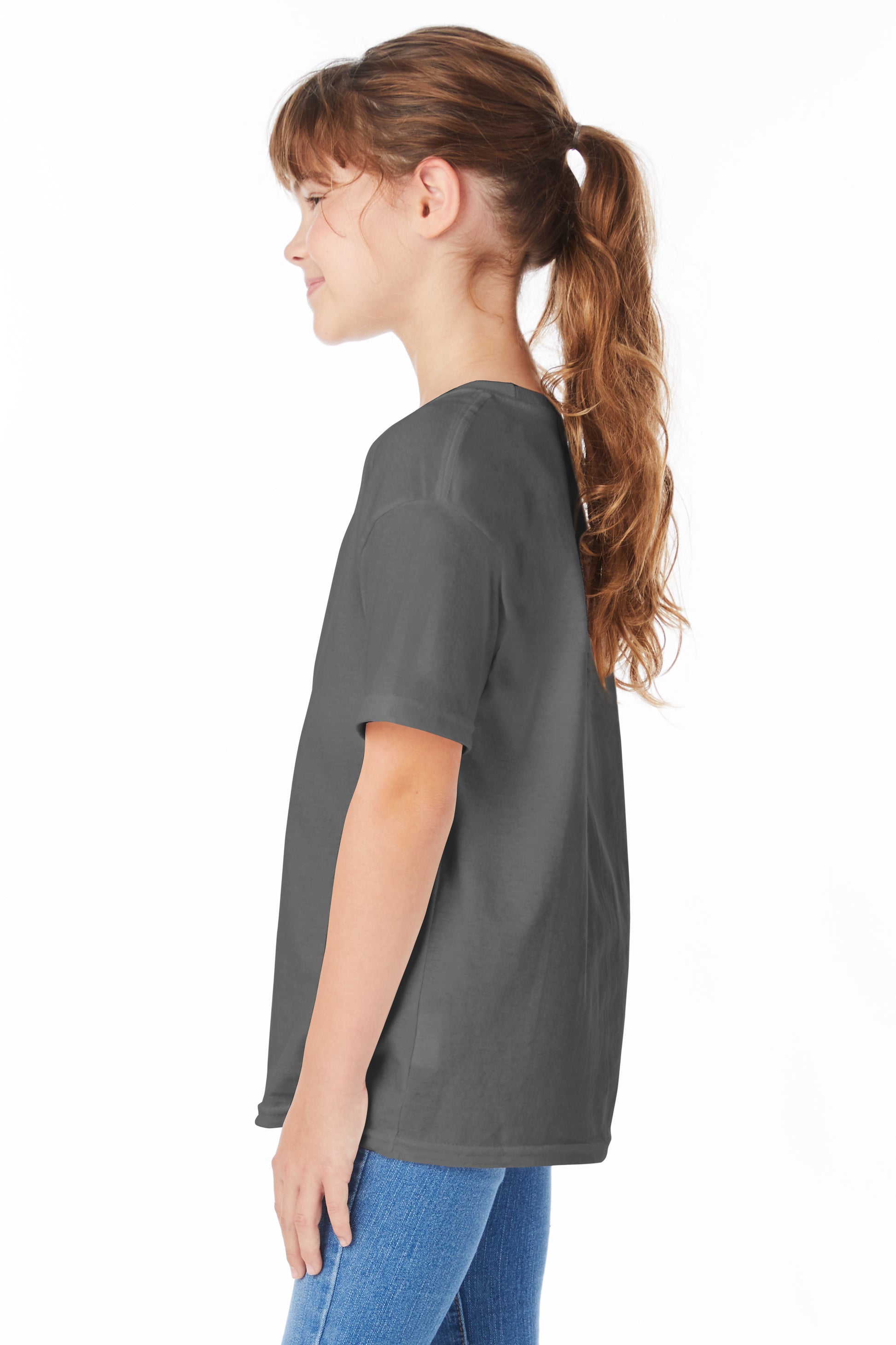 Youth Short Sleeve Essential-T - Smoke Gray