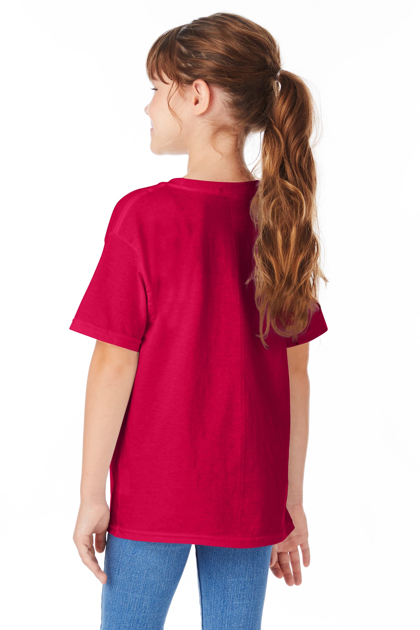 Youth Short Sleeve Essential-T - Athletic Crimson