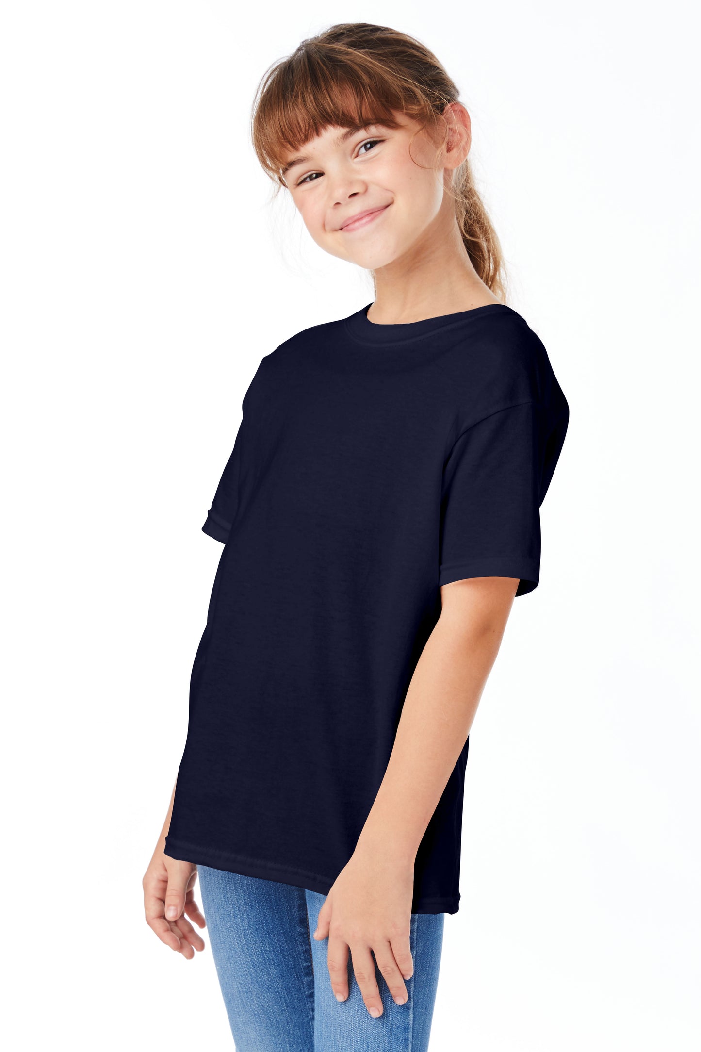 Youth Short Sleeve Essential-T - Athletic Navy